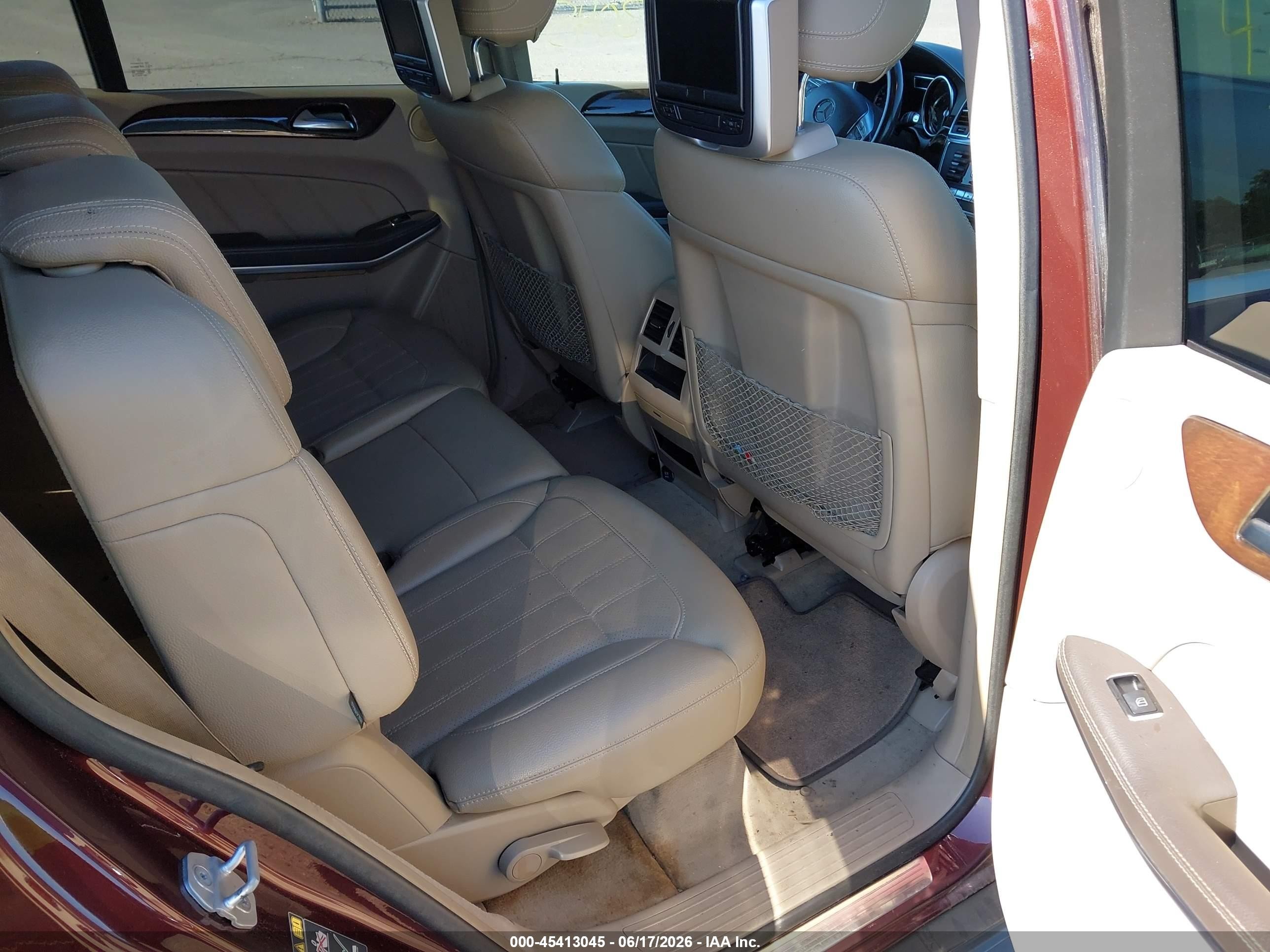 2013 Mercedes-benz Gl 450 4matic Dark Brown vin: 4JGDF7CE9DA152385