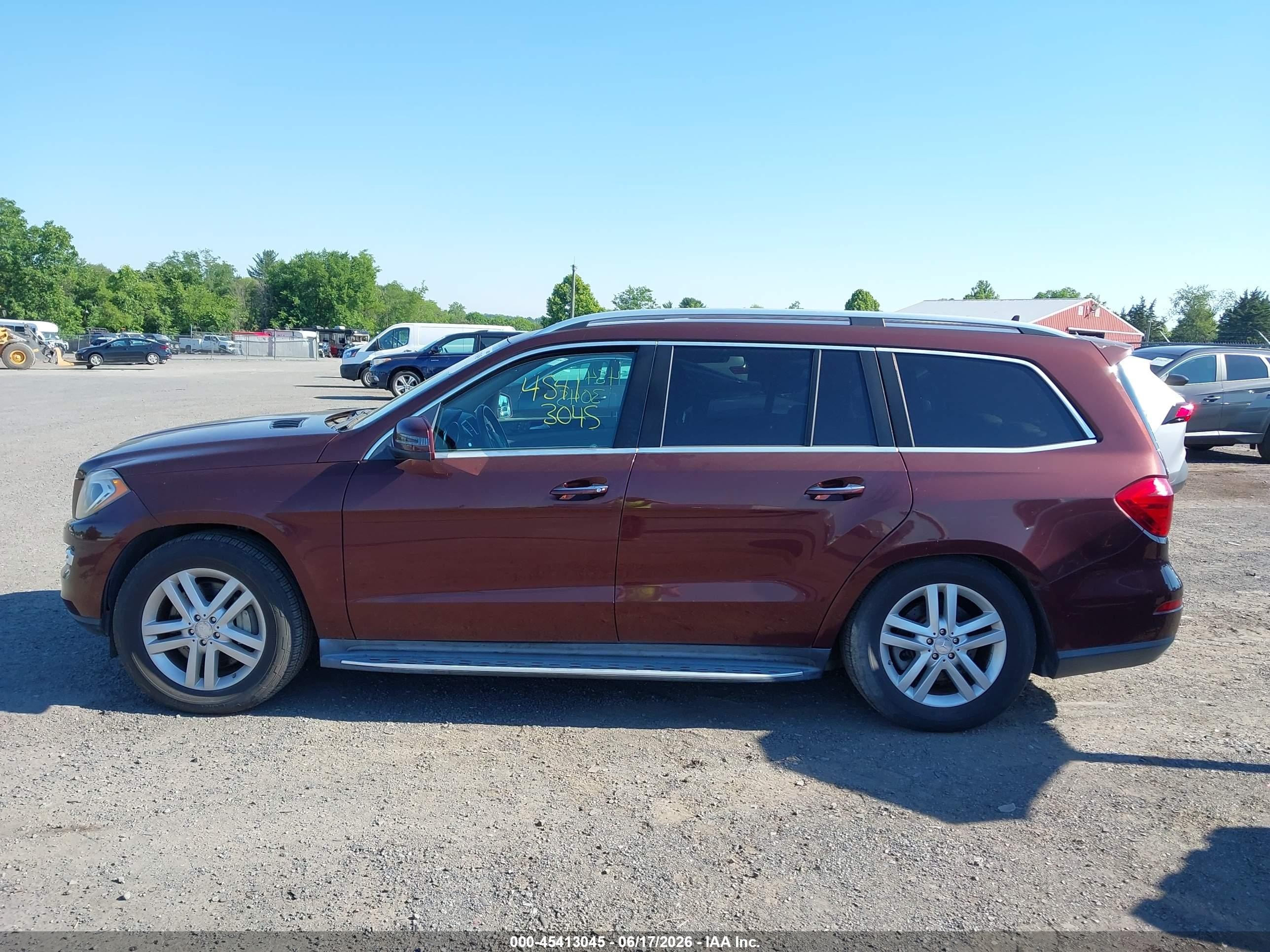 2013 Mercedes-benz Gl 450 4matic Dark Brown vin: 4JGDF7CE9DA152385