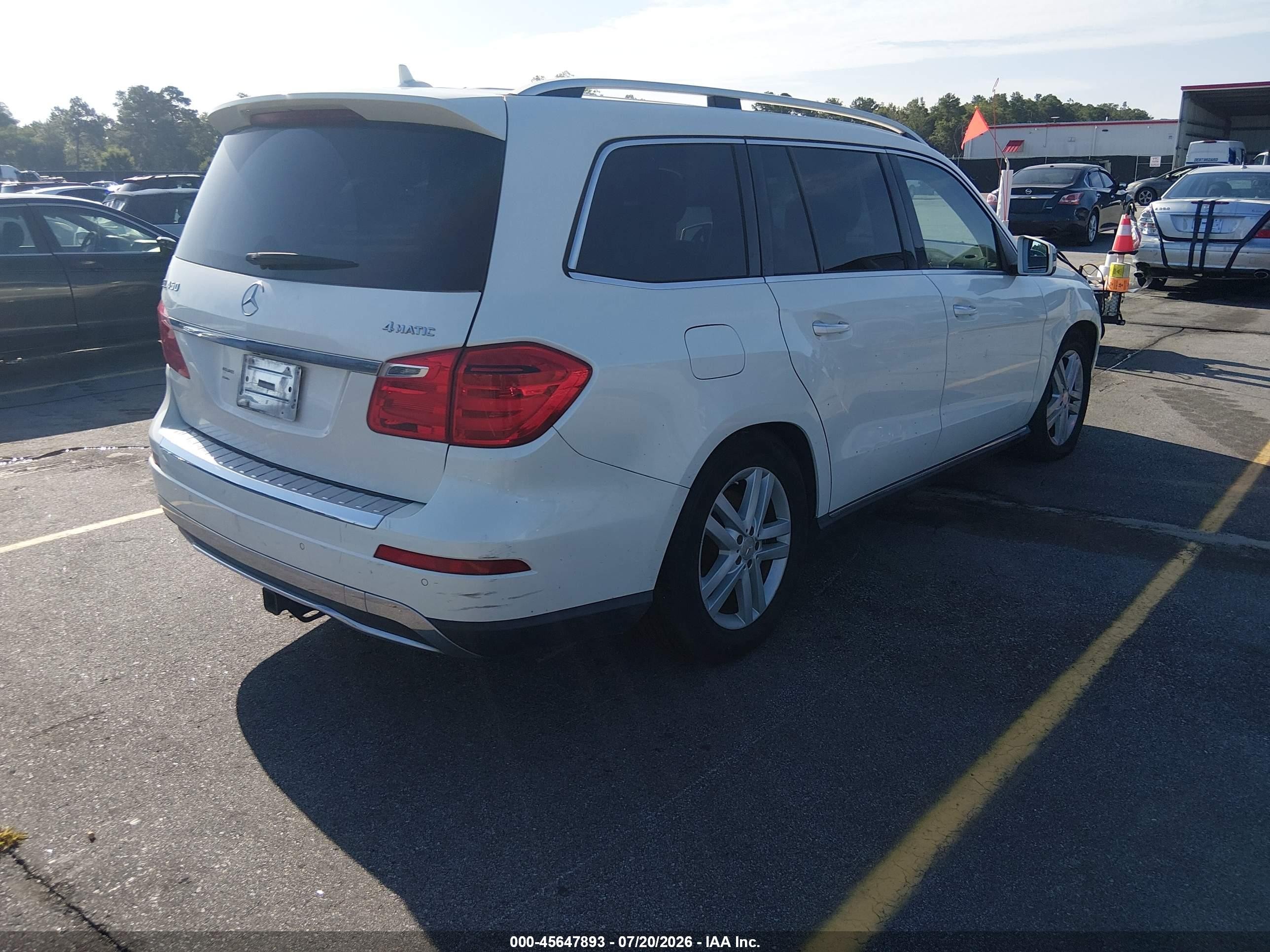 2013 Mercedes-benz Gl 450 4matic White vin: 4JGDF7CE9DA178131