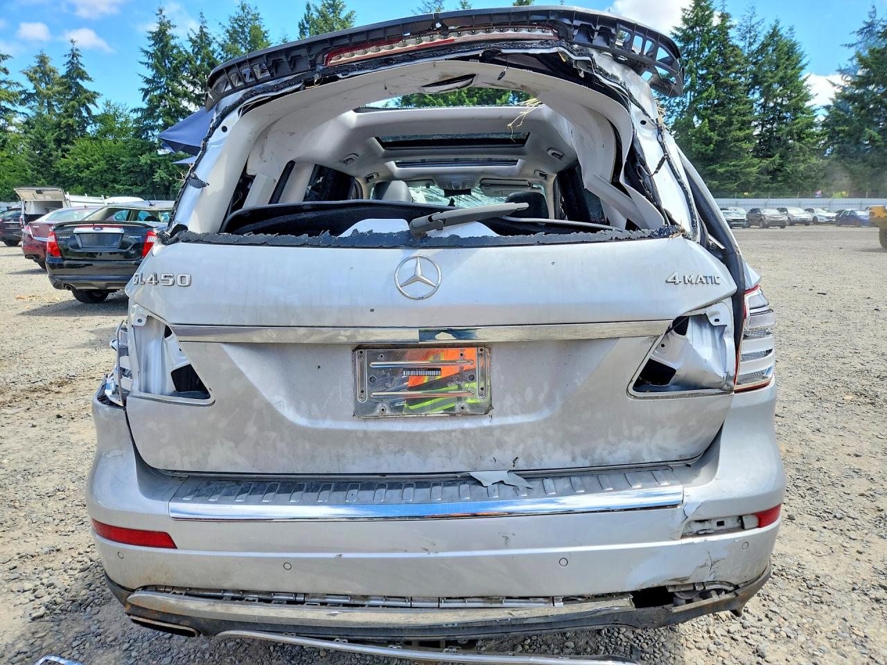 2013 Mercedes-benz Gl 450 4matic Silver vin: 4JGDF7CE9DA196077