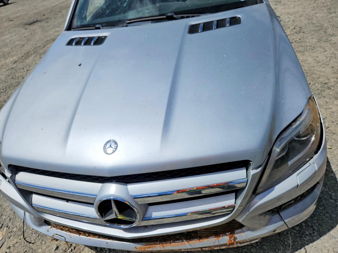 2013 Mercedes-benz Gl 450 4matic Silver vin: 4JGDF7CE9DA196077