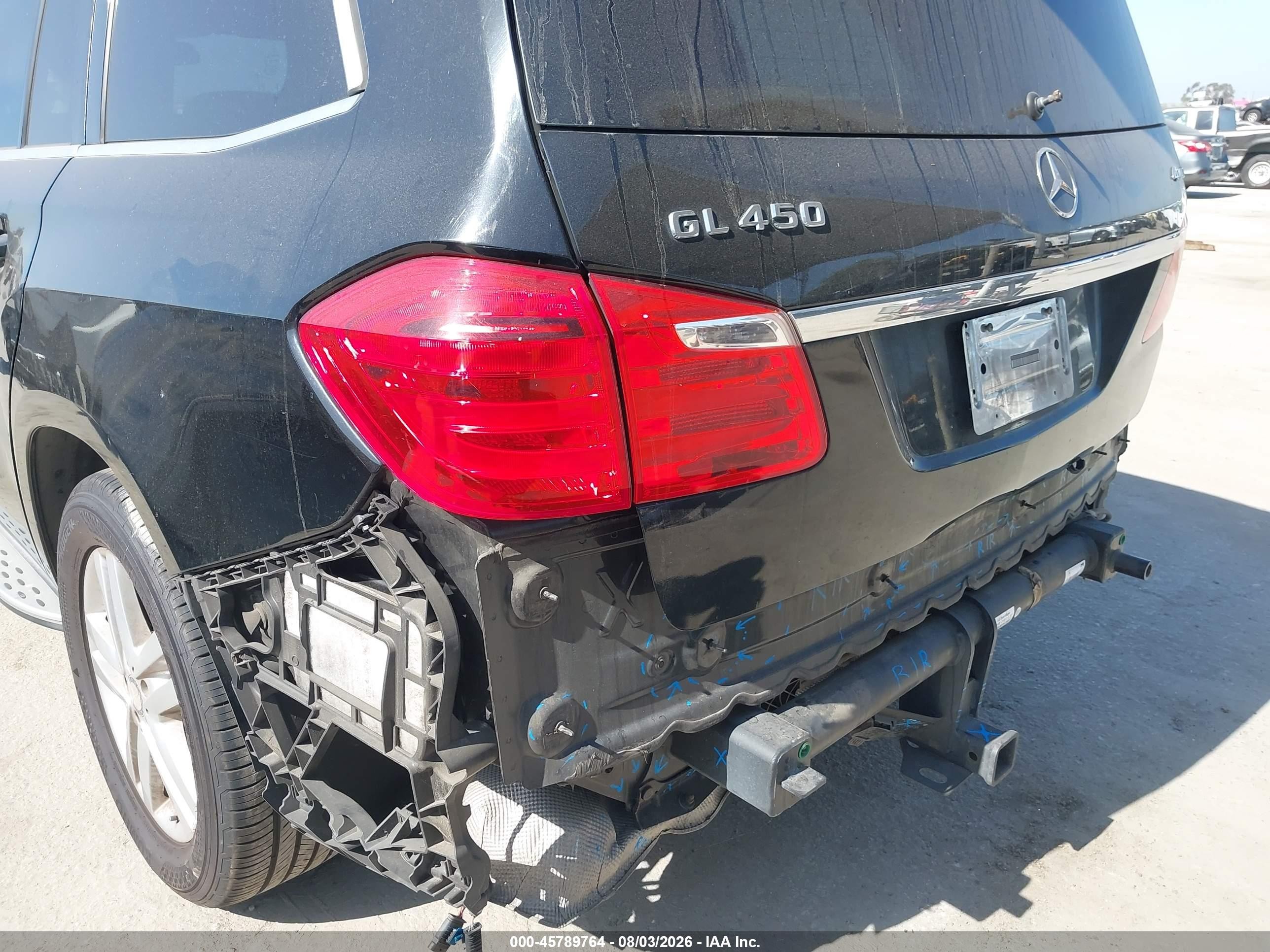 2013 Mercedes-benz Gl 450 4matic Black vin: 4JGDF7CE9DA240269