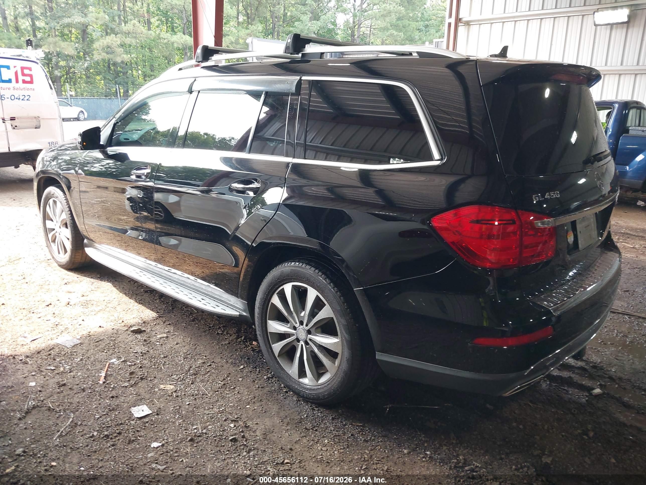 2014 Mercedes-benz Gl 450 4matic Black vin: 4JGDF7CE9EA294916