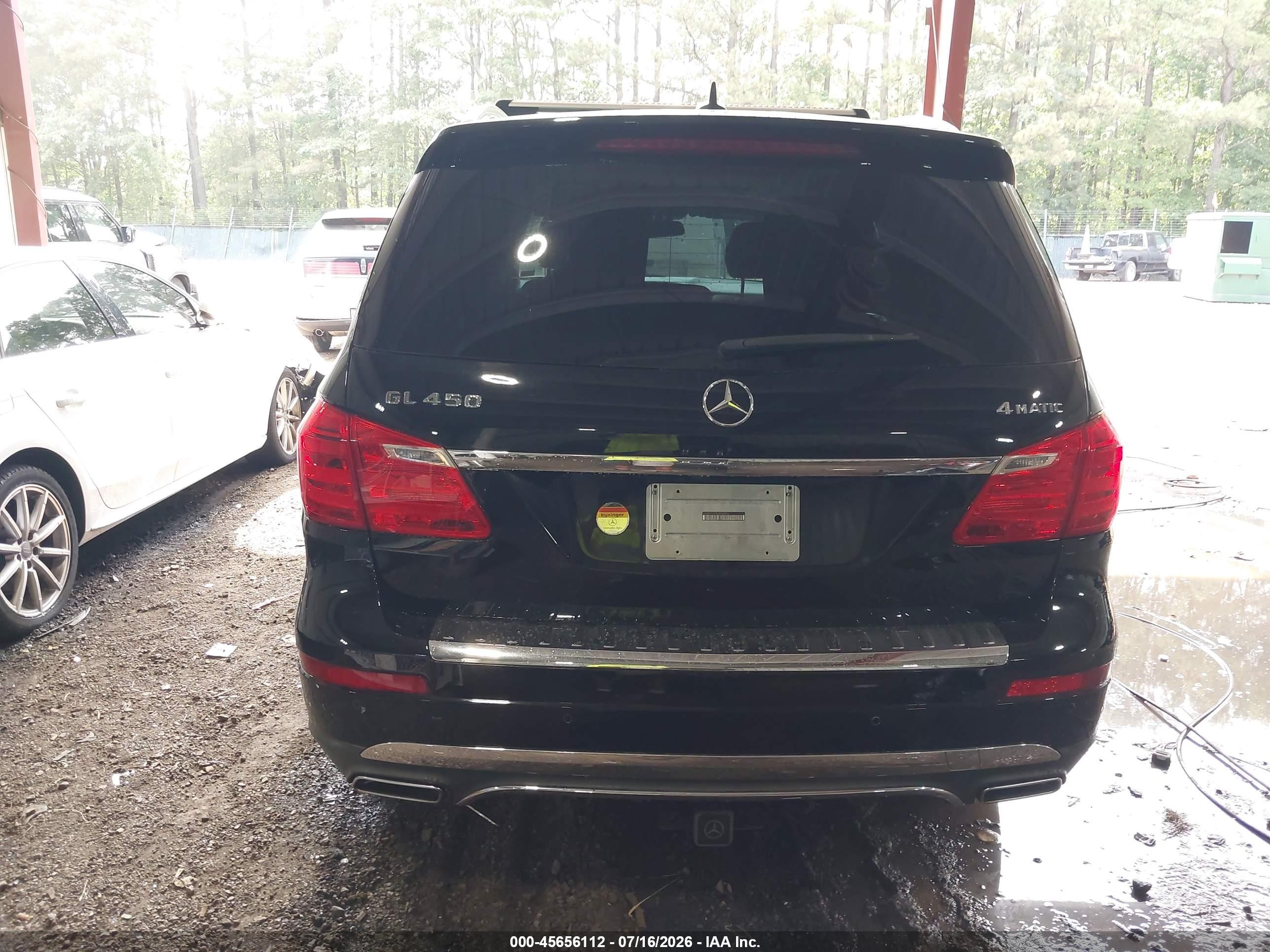 2014 Mercedes-benz Gl 450 4matic Black vin: 4JGDF7CE9EA294916