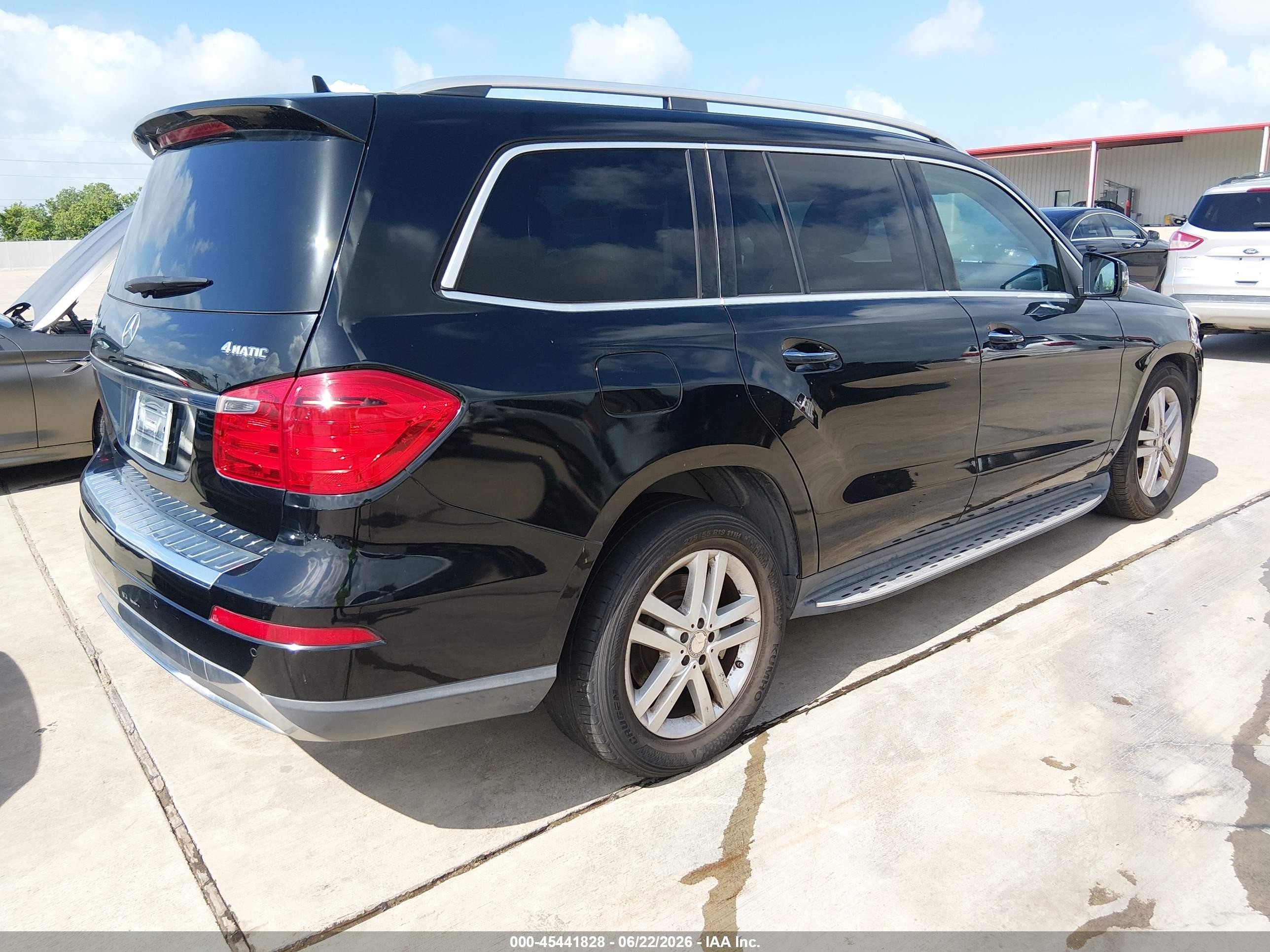 2014 Mercedes-benz Gl 450 4matic Black vin: 4JGDF7CE9EA344570