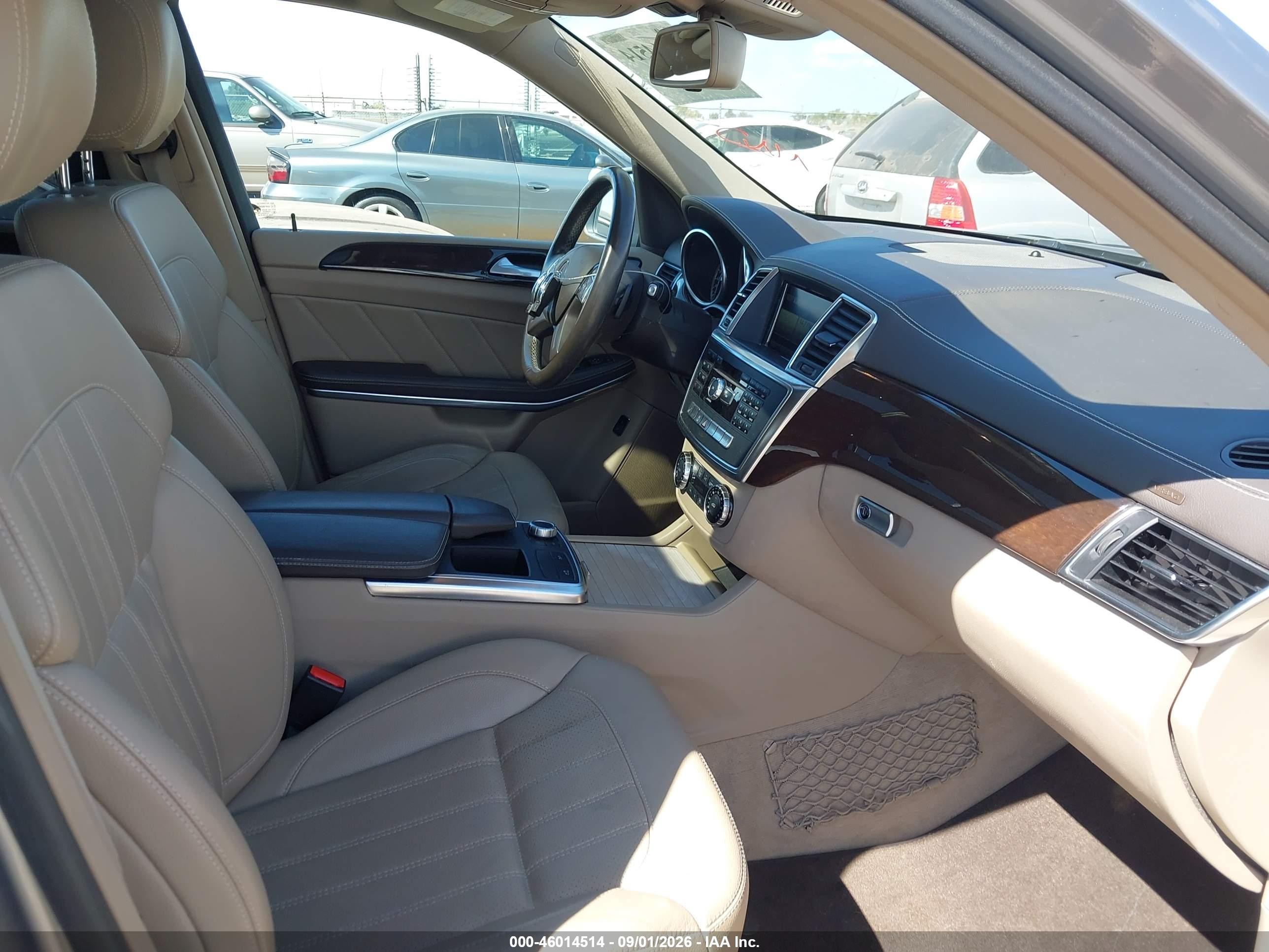 2014 Mercedes-benz Gl 450 4matic Silver vin: 4JGDF7CE9EA401141