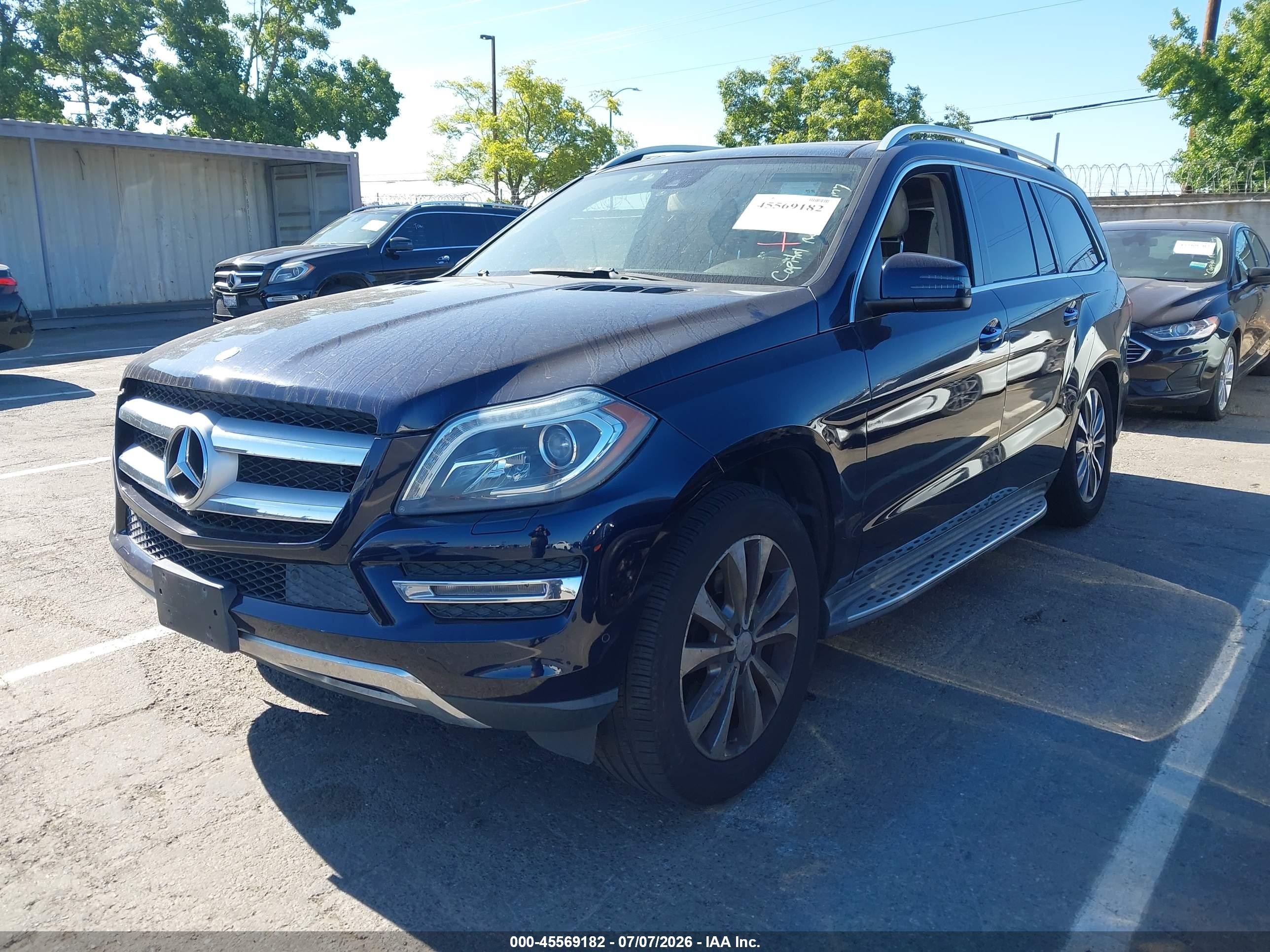 2014 Mercedes-benz Gl 450 4matic Black vin: 4JGDF7CE9EA405755