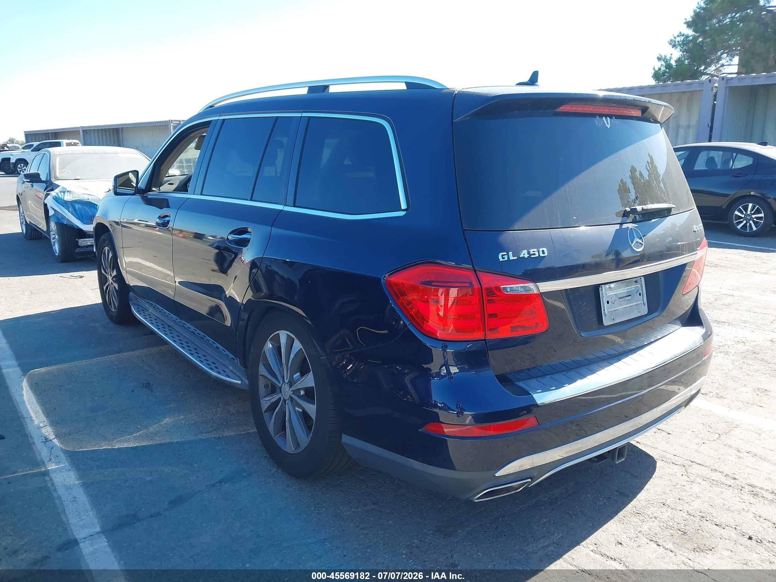 2014 Mercedes-benz Gl 450 4matic Black vin: 4JGDF7CE9EA405755