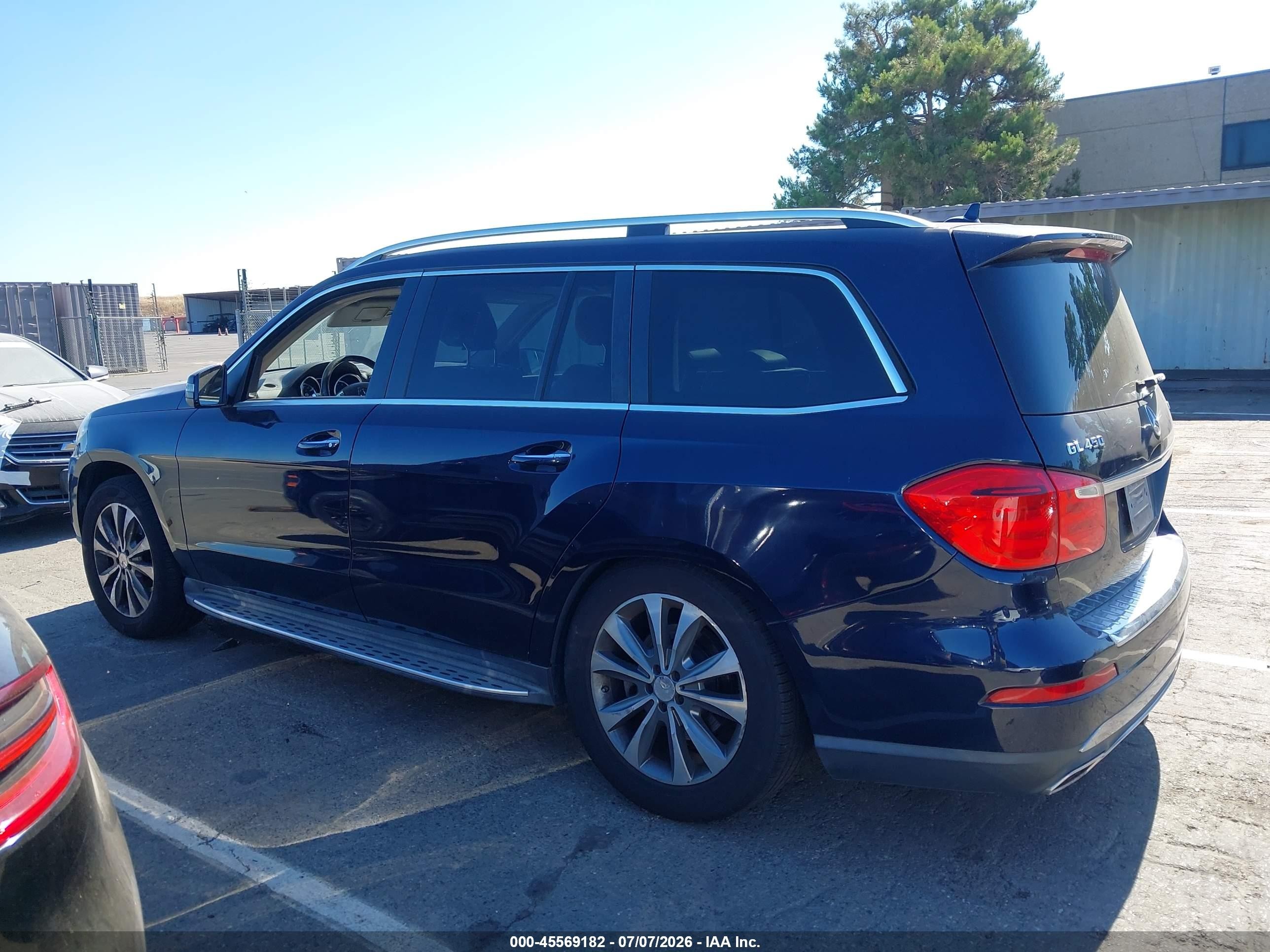 2014 Mercedes-benz Gl 450 4matic Black vin: 4JGDF7CE9EA405755