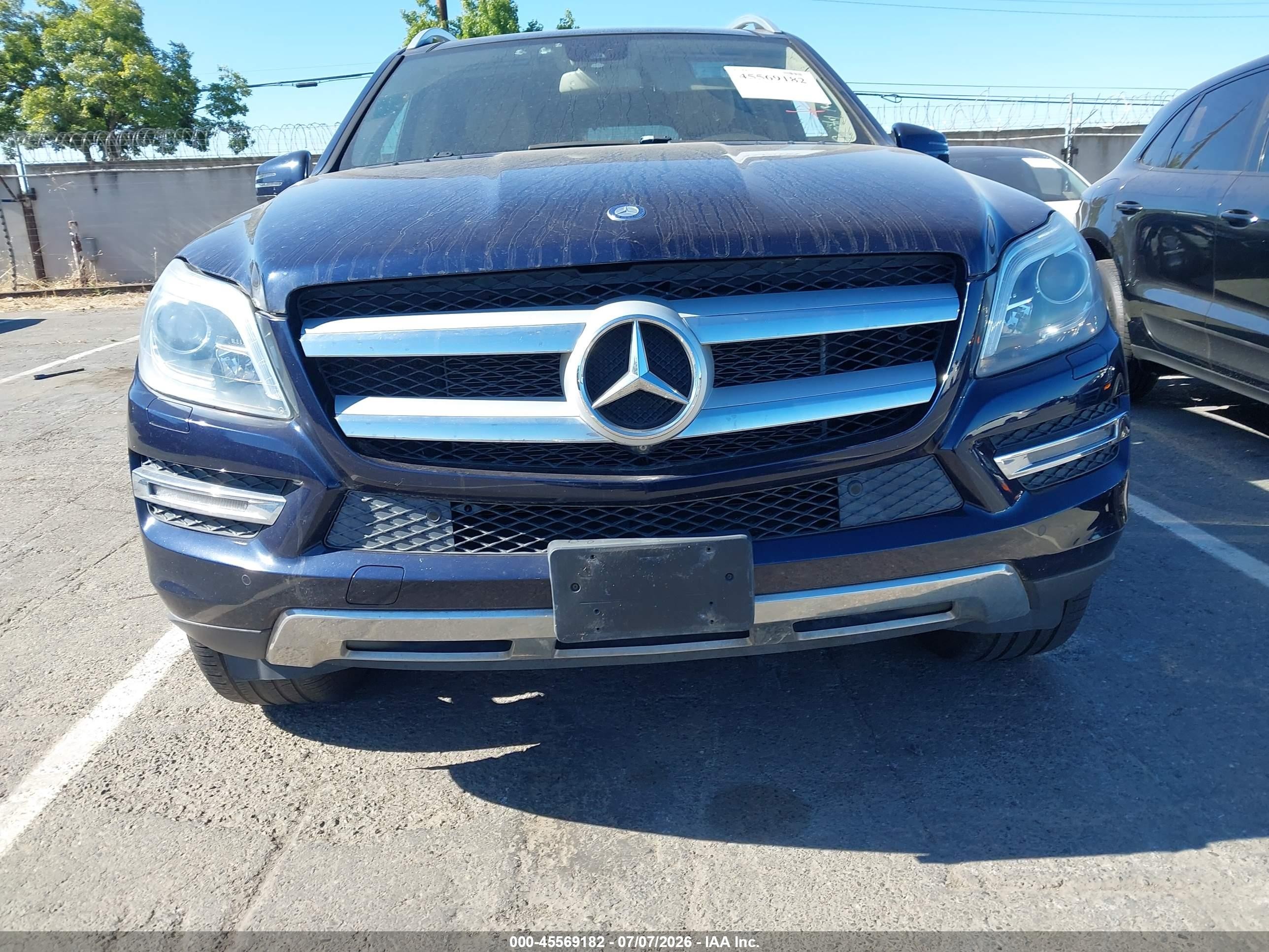 2014 Mercedes-benz Gl 450 4matic Black vin: 4JGDF7CE9EA405755
