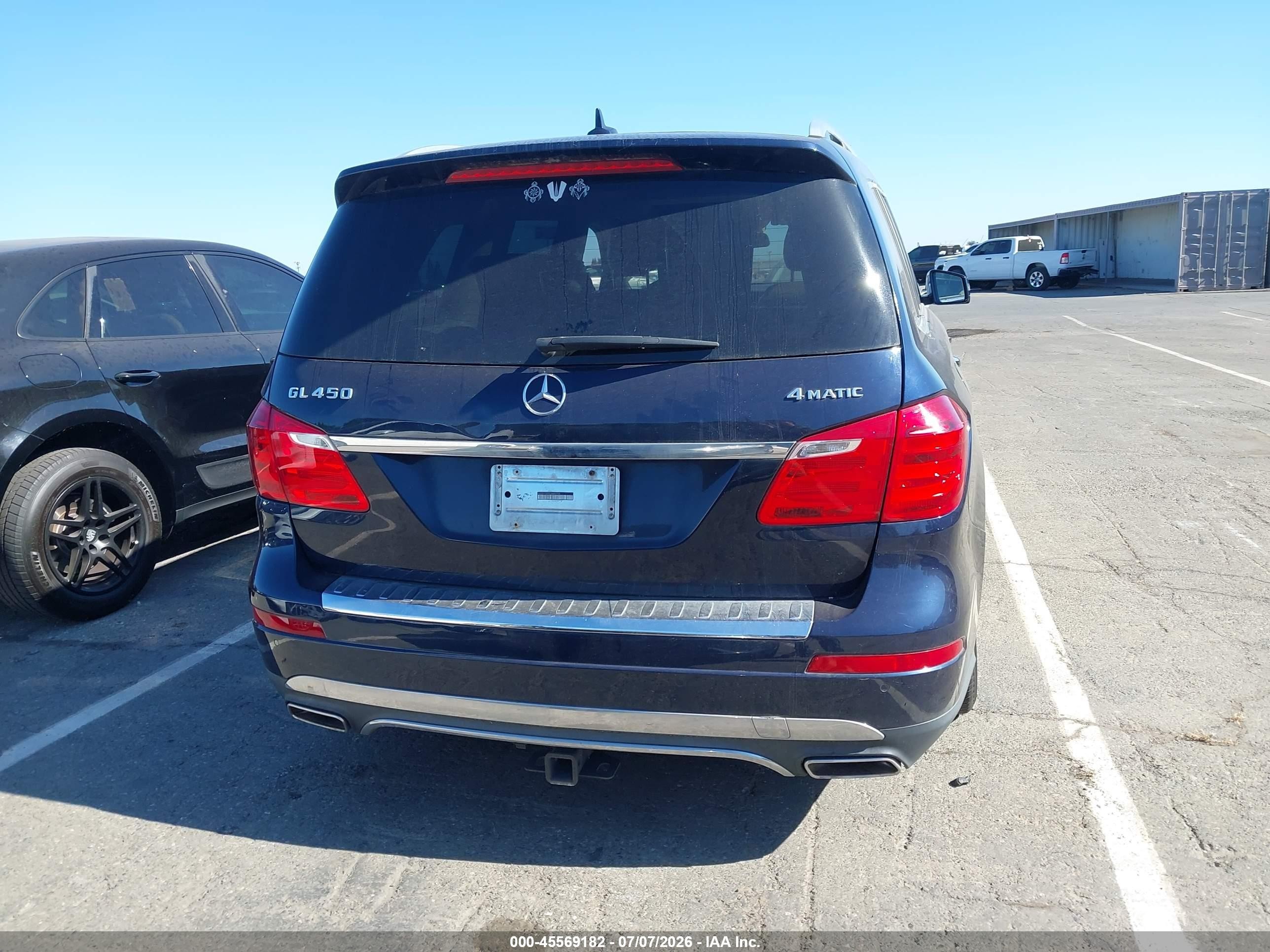 2014 Mercedes-benz Gl 450 4matic Black vin: 4JGDF7CE9EA405755