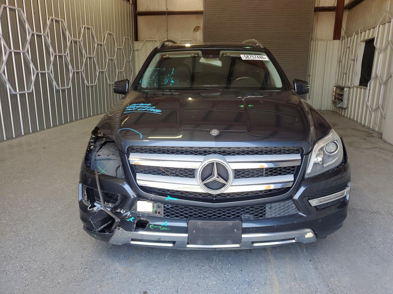 2014 Mercedes-benz Gl 450 4matic Blue vin: 4JGDF7CE9EA421650