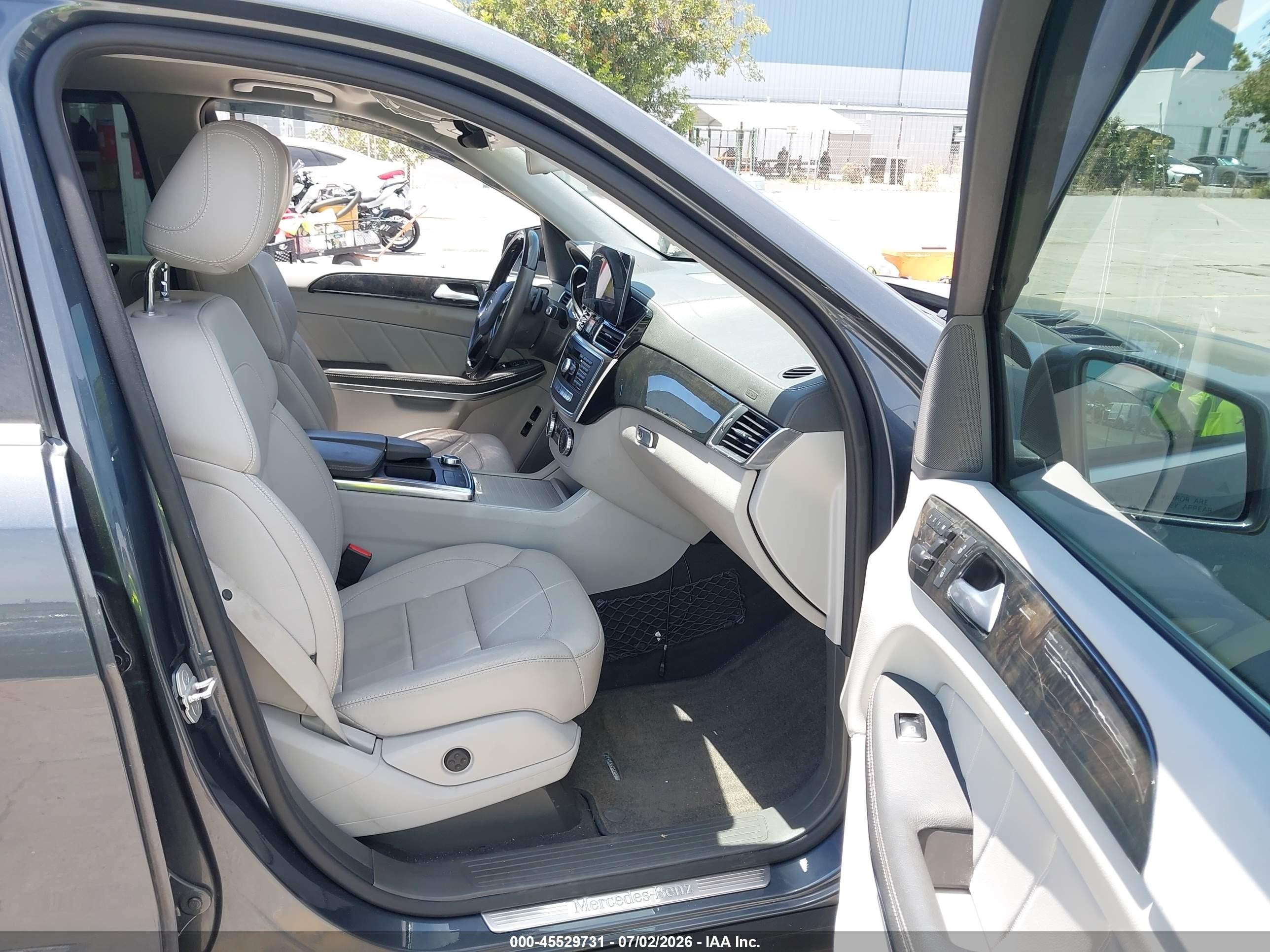 2014 Mercedes-benz Gl 450 4matic Gray vin: 4JGDF7CE9EA433748