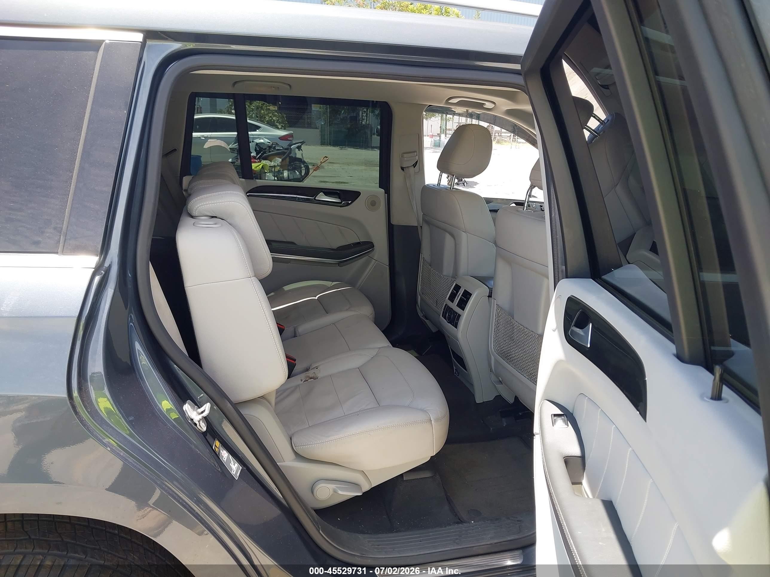 2014 Mercedes-benz Gl 450 4matic Gray vin: 4JGDF7CE9EA433748