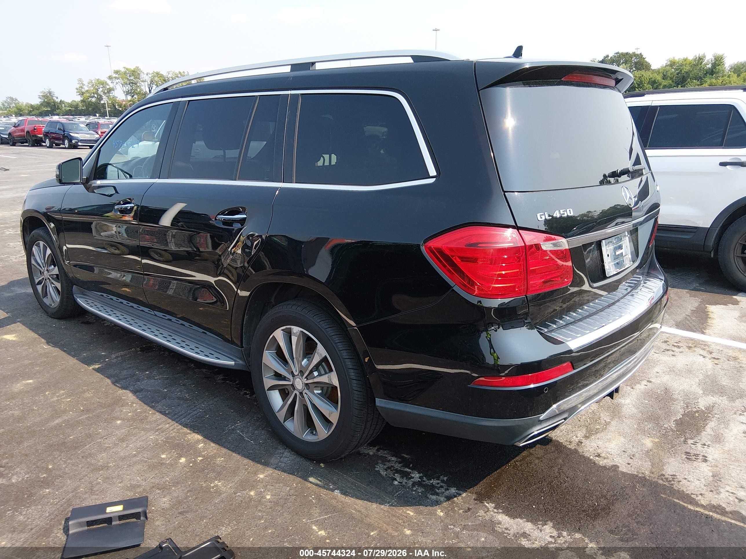 2014 Mercedes-benz Gl 450 4matic Black vin: 4JGDF7CE9EA438030