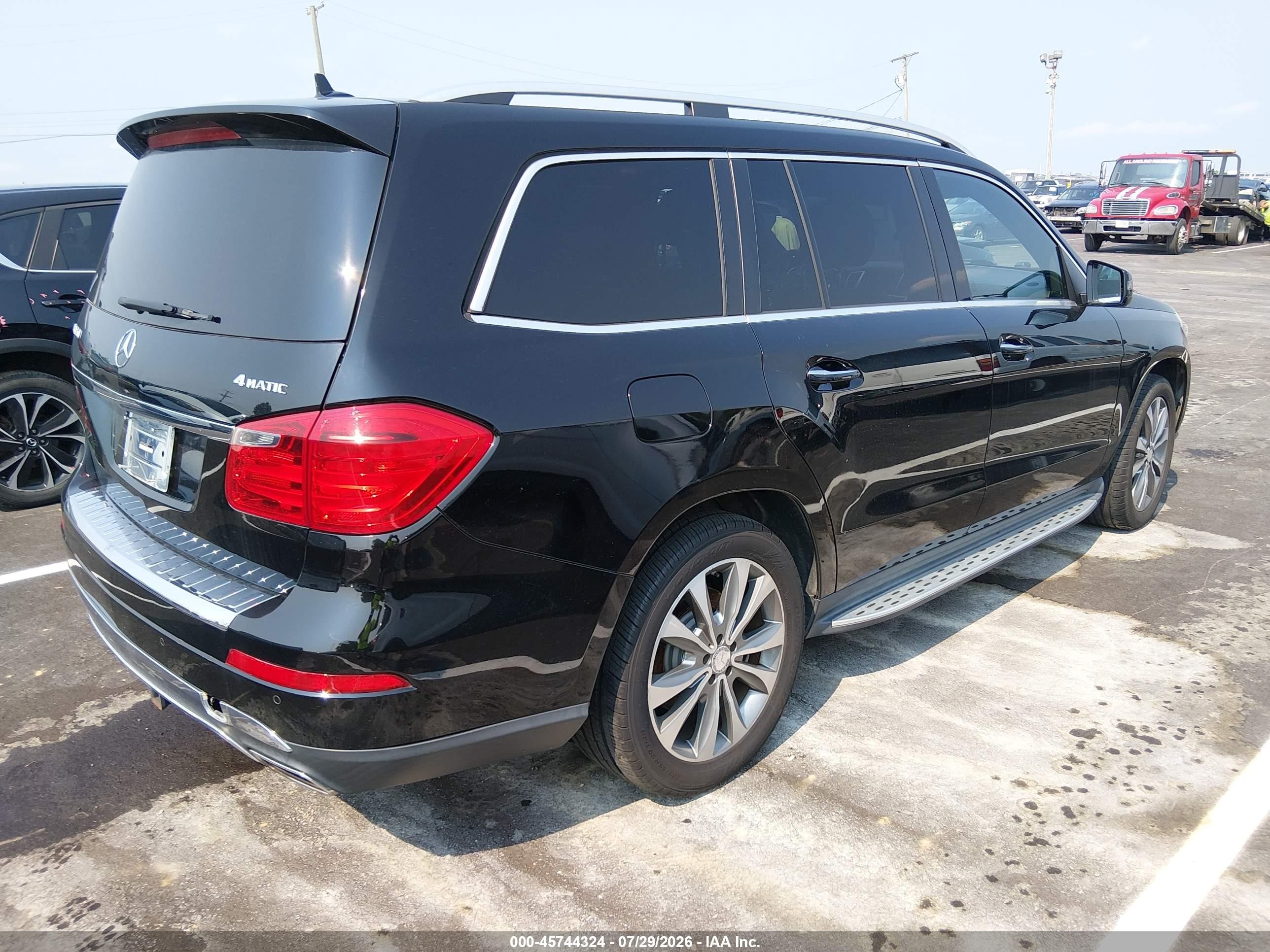 2014 Mercedes-benz Gl 450 4matic Black vin: 4JGDF7CE9EA438030
