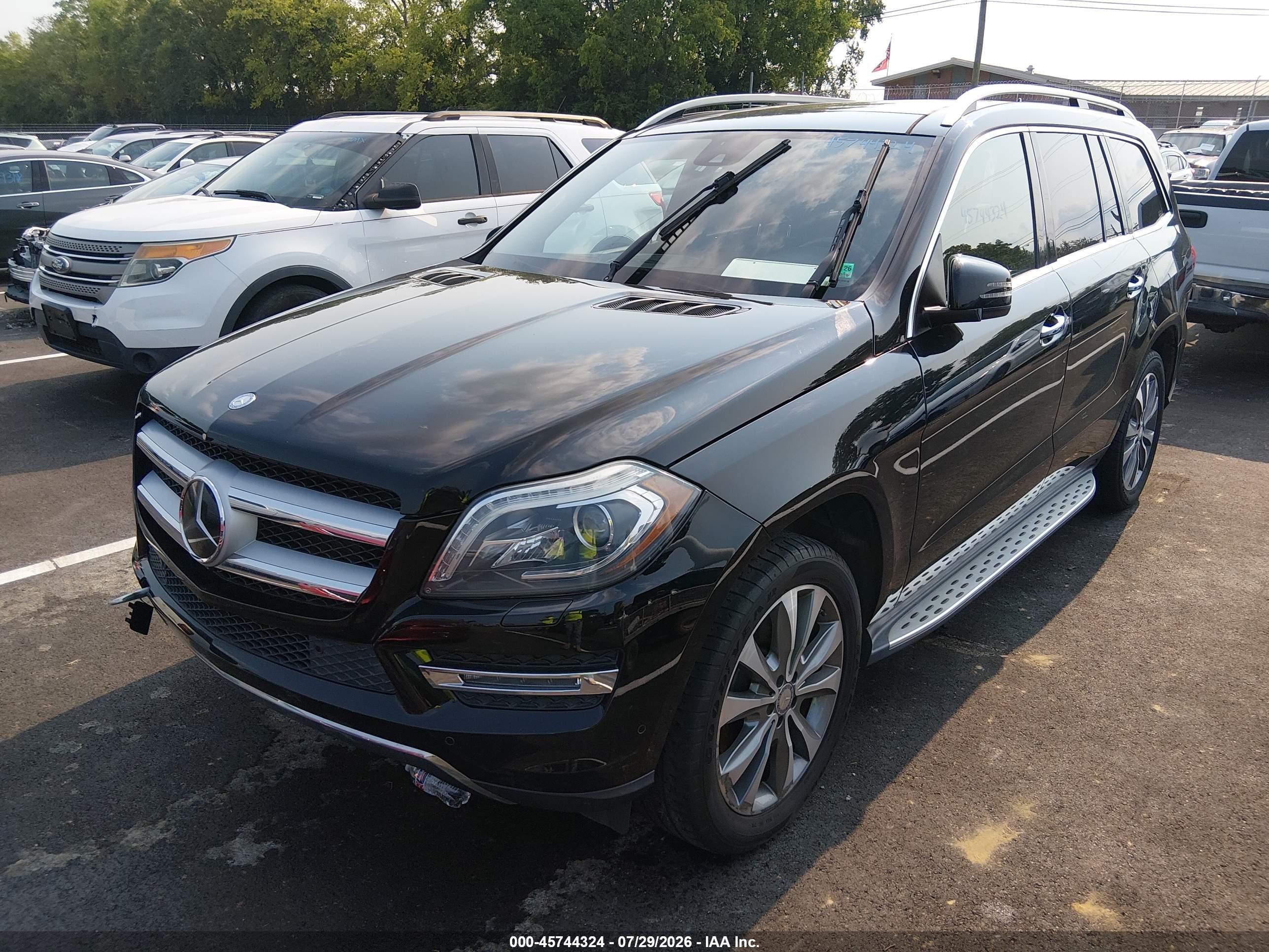 2014 Mercedes-benz Gl 450 4matic Black vin: 4JGDF7CE9EA438030