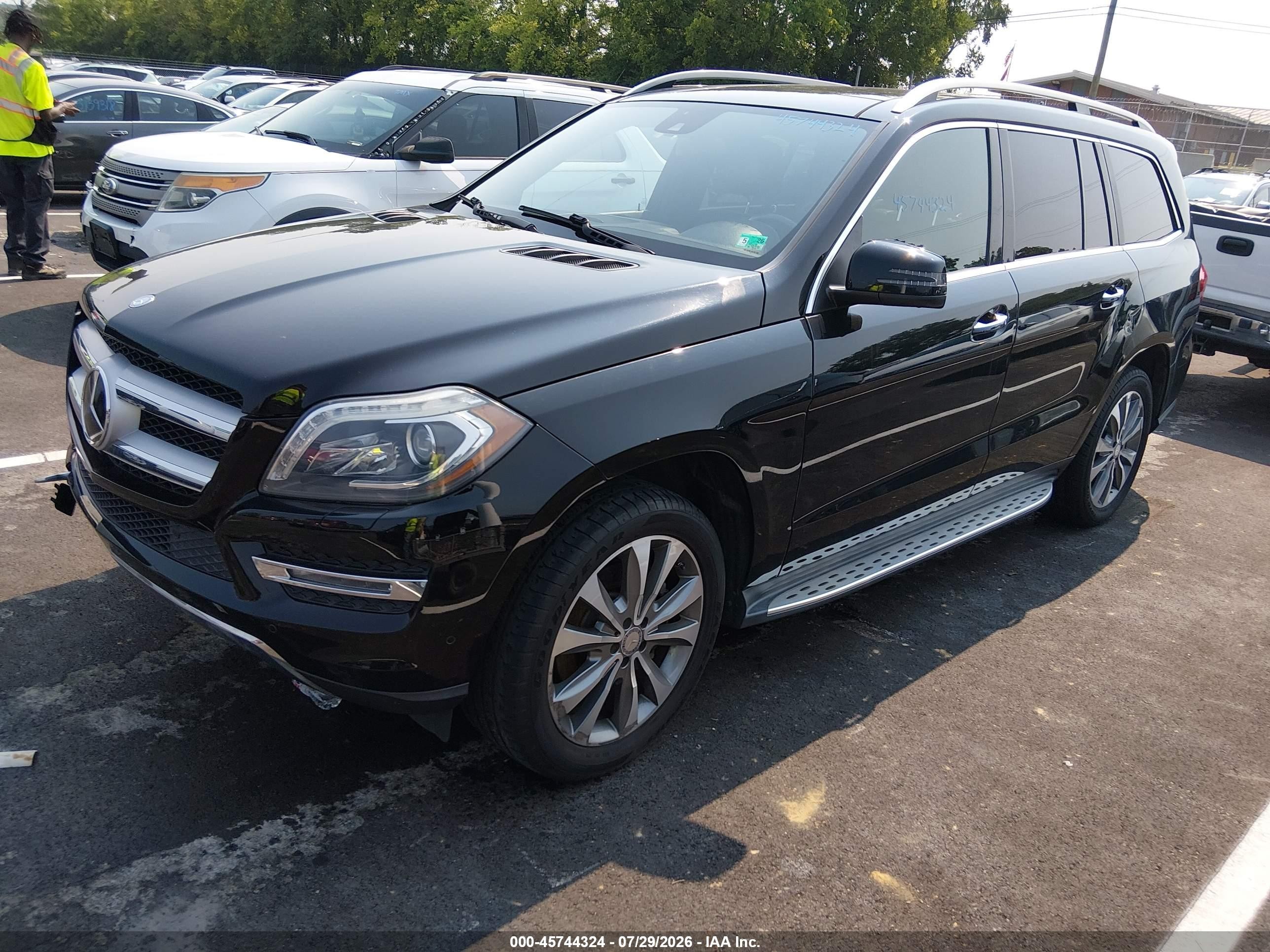 2014 Mercedes-benz Gl 450 4matic Black vin: 4JGDF7CE9EA438030
