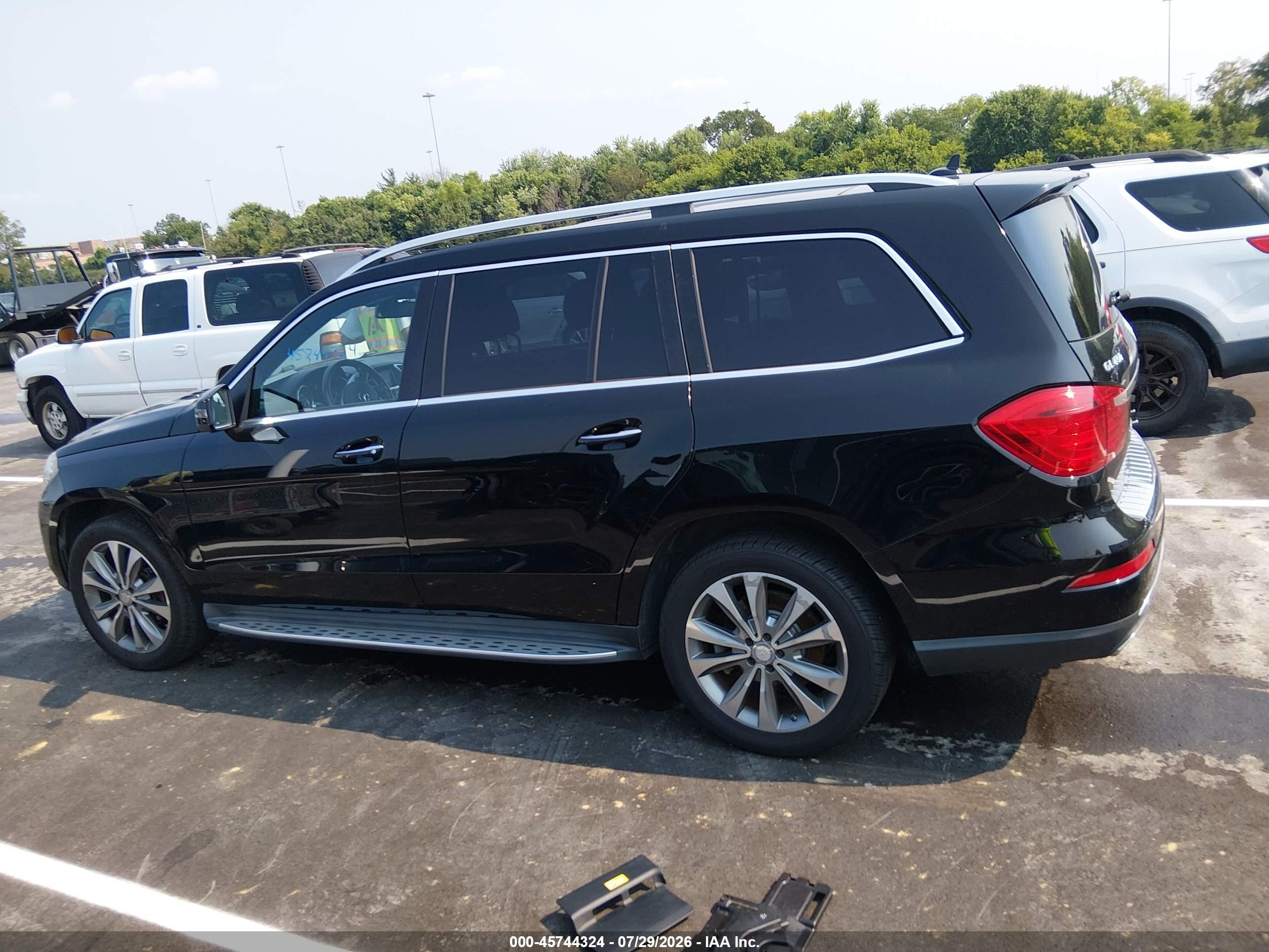 2014 Mercedes-benz Gl 450 4matic Black vin: 4JGDF7CE9EA438030