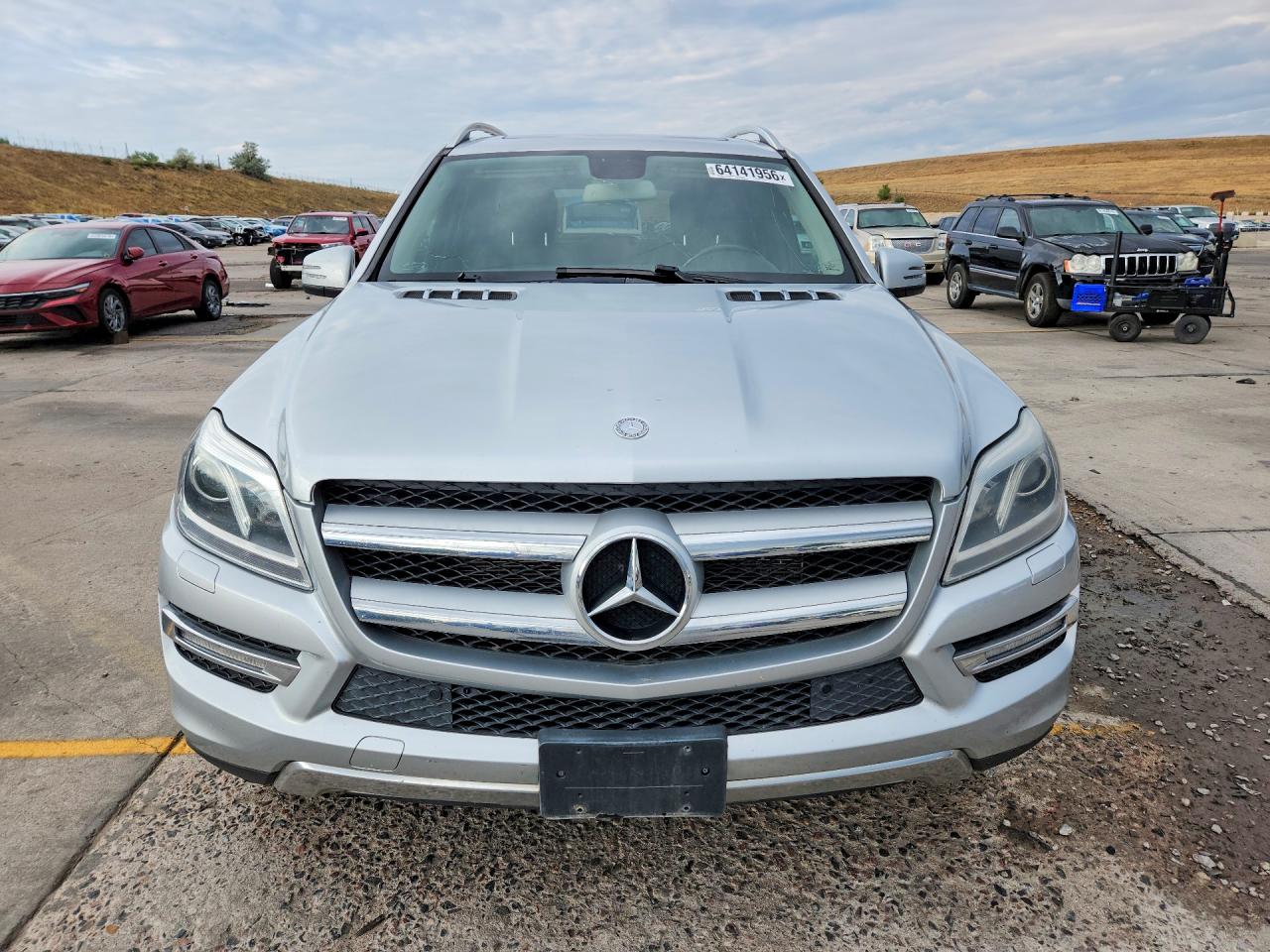 2013 Mercedes-benz Gl 450 4matic Серебряный vin: 4JGDF7CEXDA101641