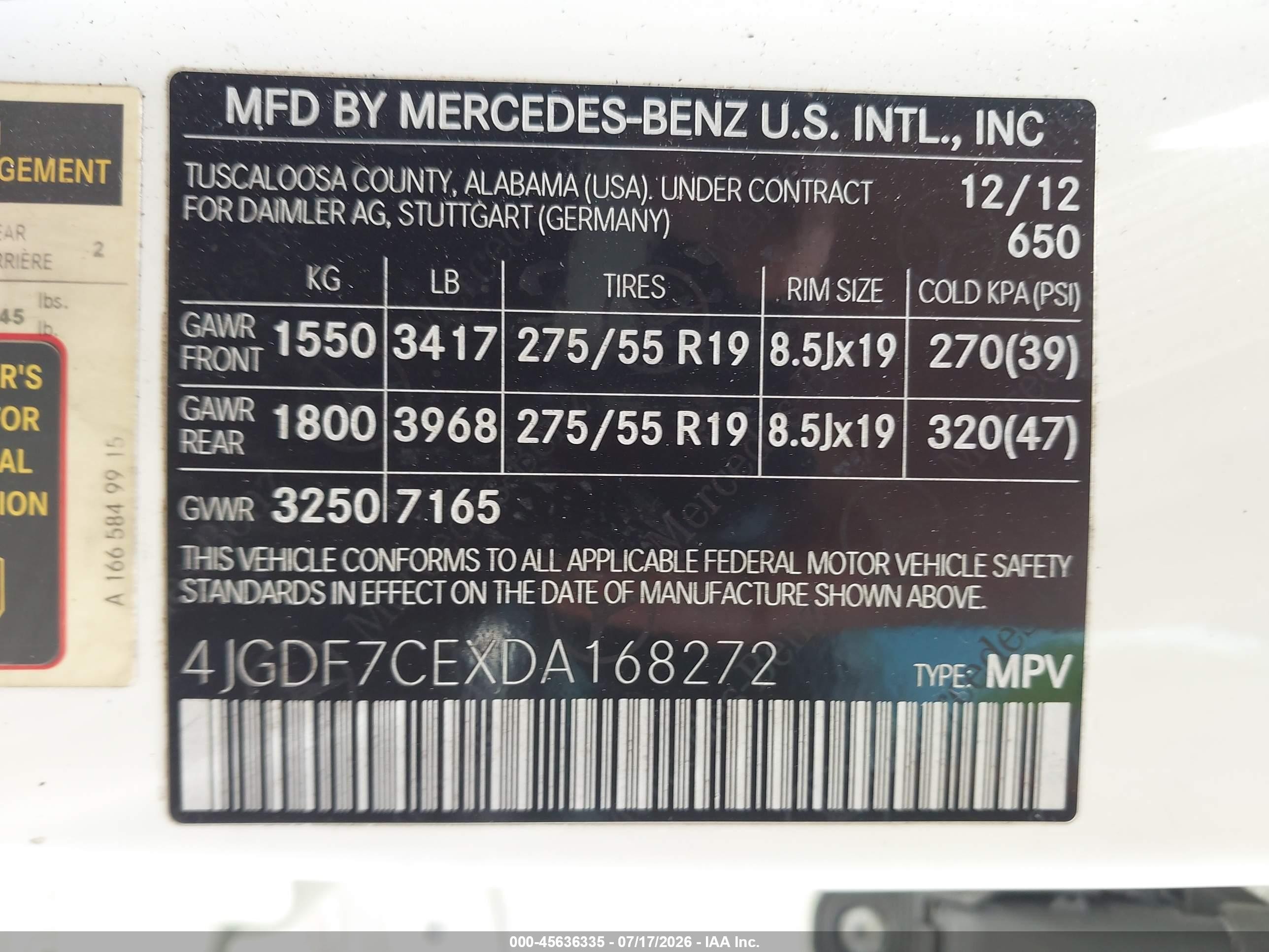 2013 Mercedes-benz Gl 450 4matic White vin: 4JGDF7CEXDA168272