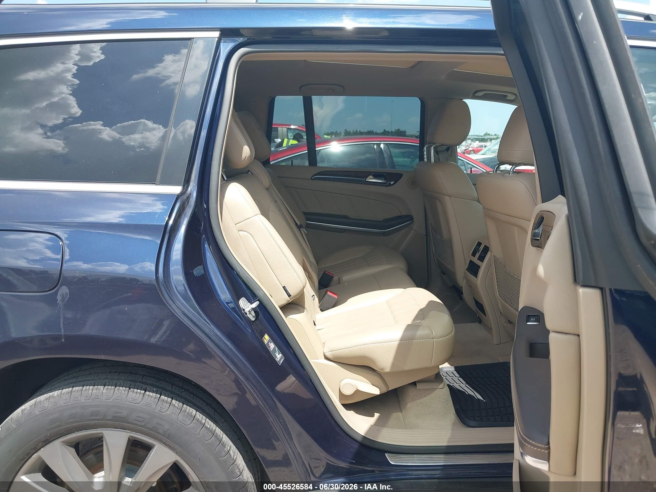 2013 Mercedes-benz Gl 450 4matic Blue vin: 4JGDF7CEXDA224694