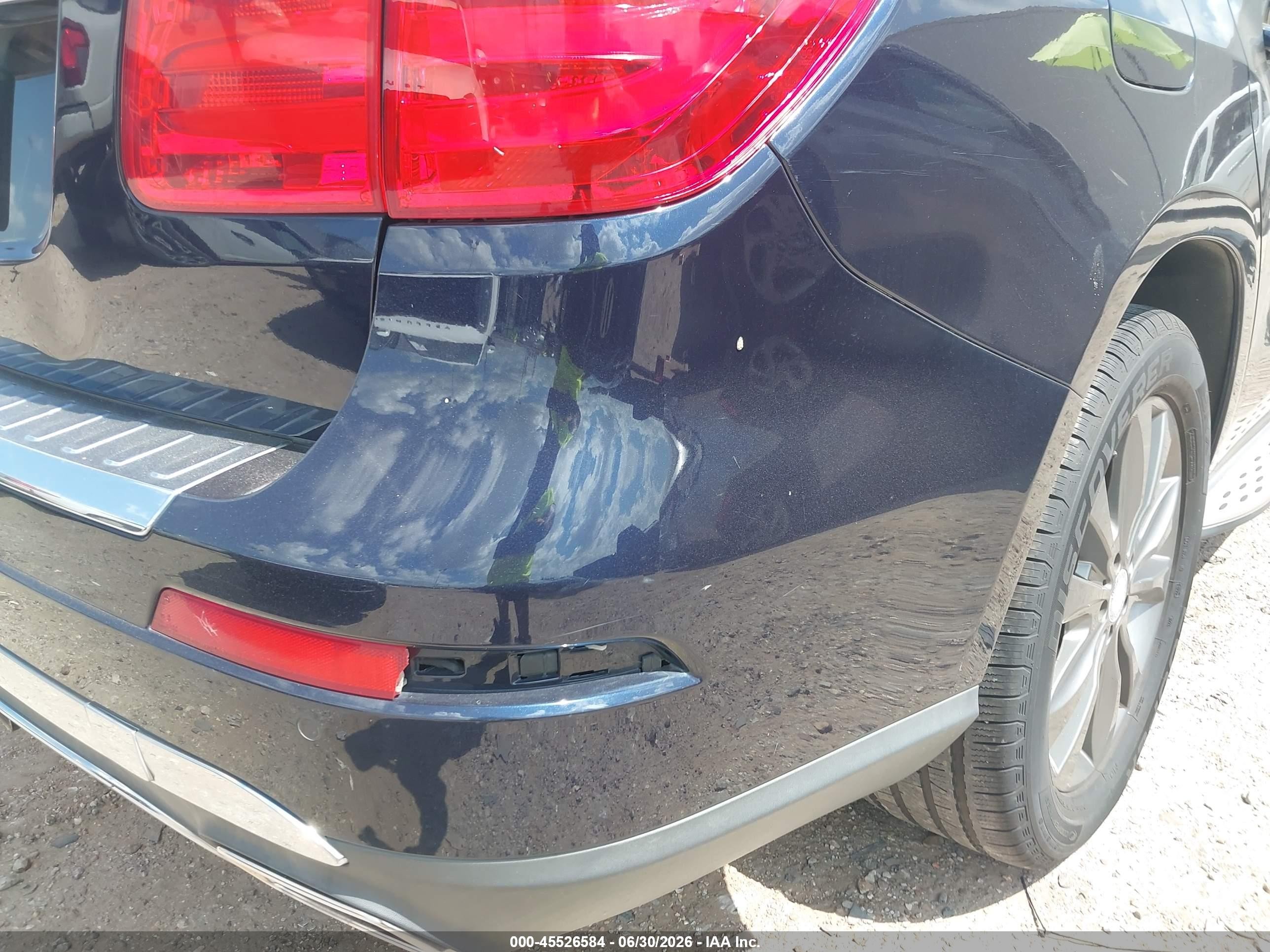 2013 Mercedes-benz Gl 450 4matic Blue vin: 4JGDF7CEXDA224694