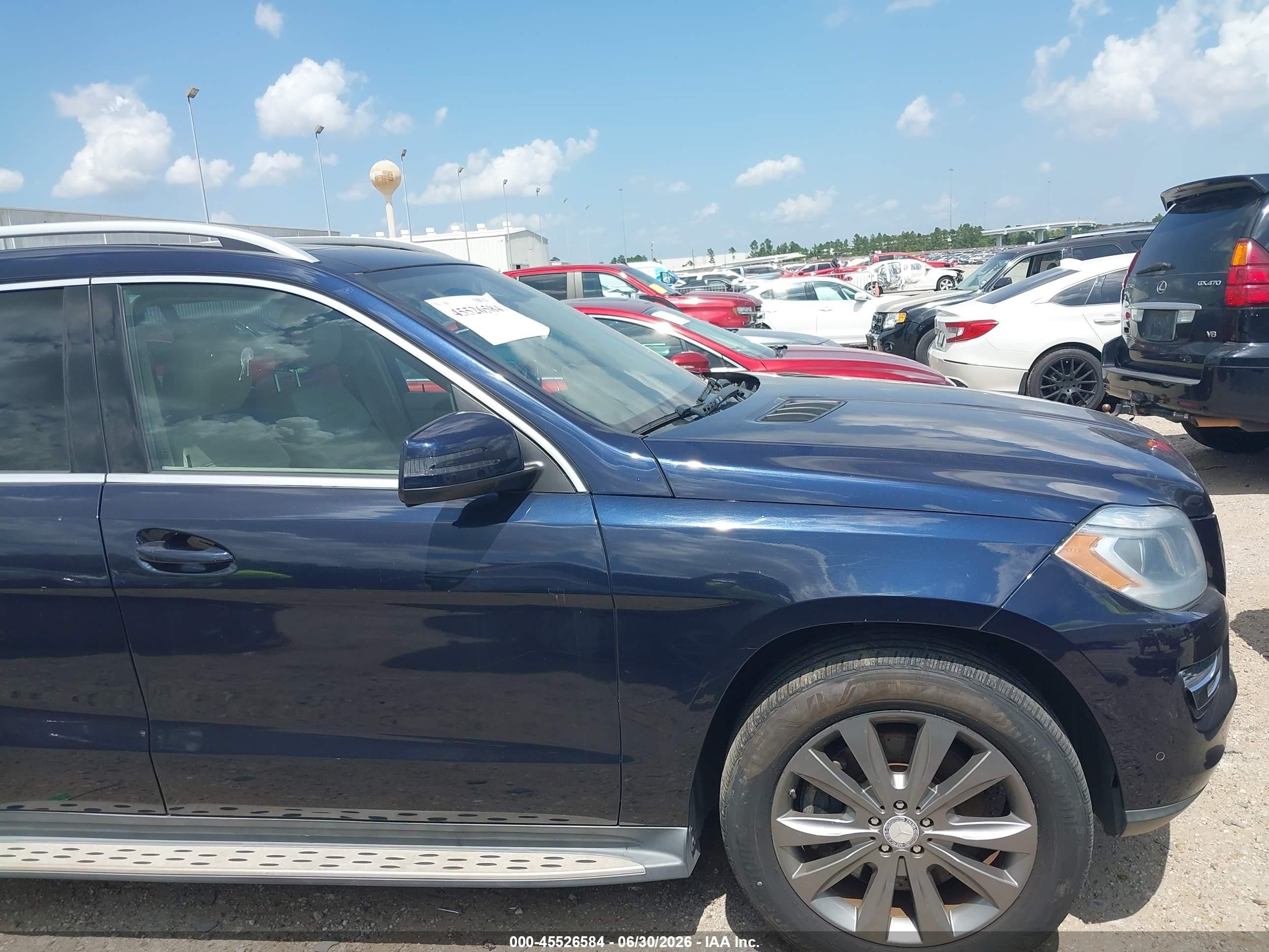 2013 Mercedes-benz Gl 450 4matic Blue vin: 4JGDF7CEXDA224694