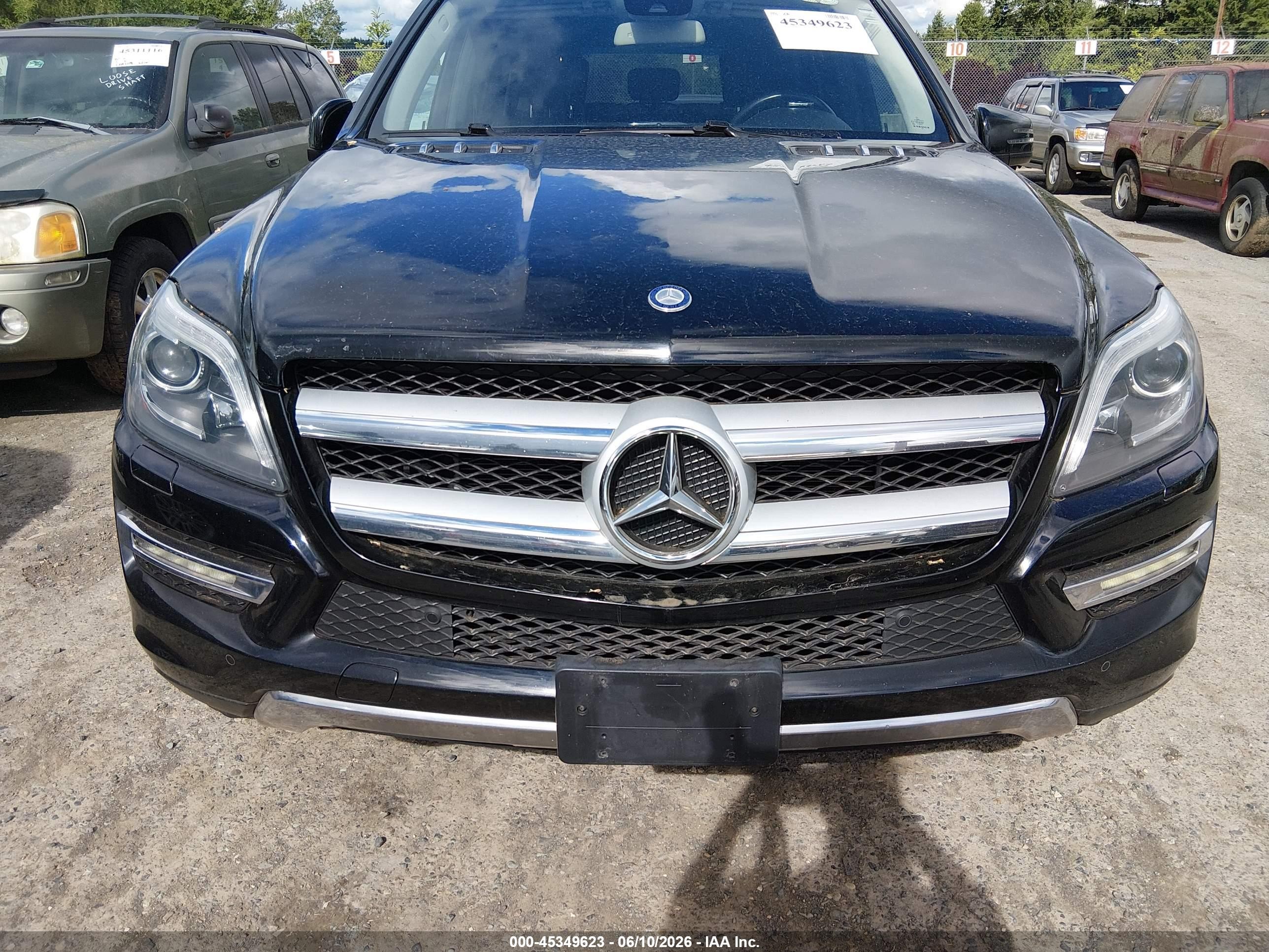 2013 Mercedes-benz Gl 450 4matic Black vin: 4JGDF7CEXDA231628