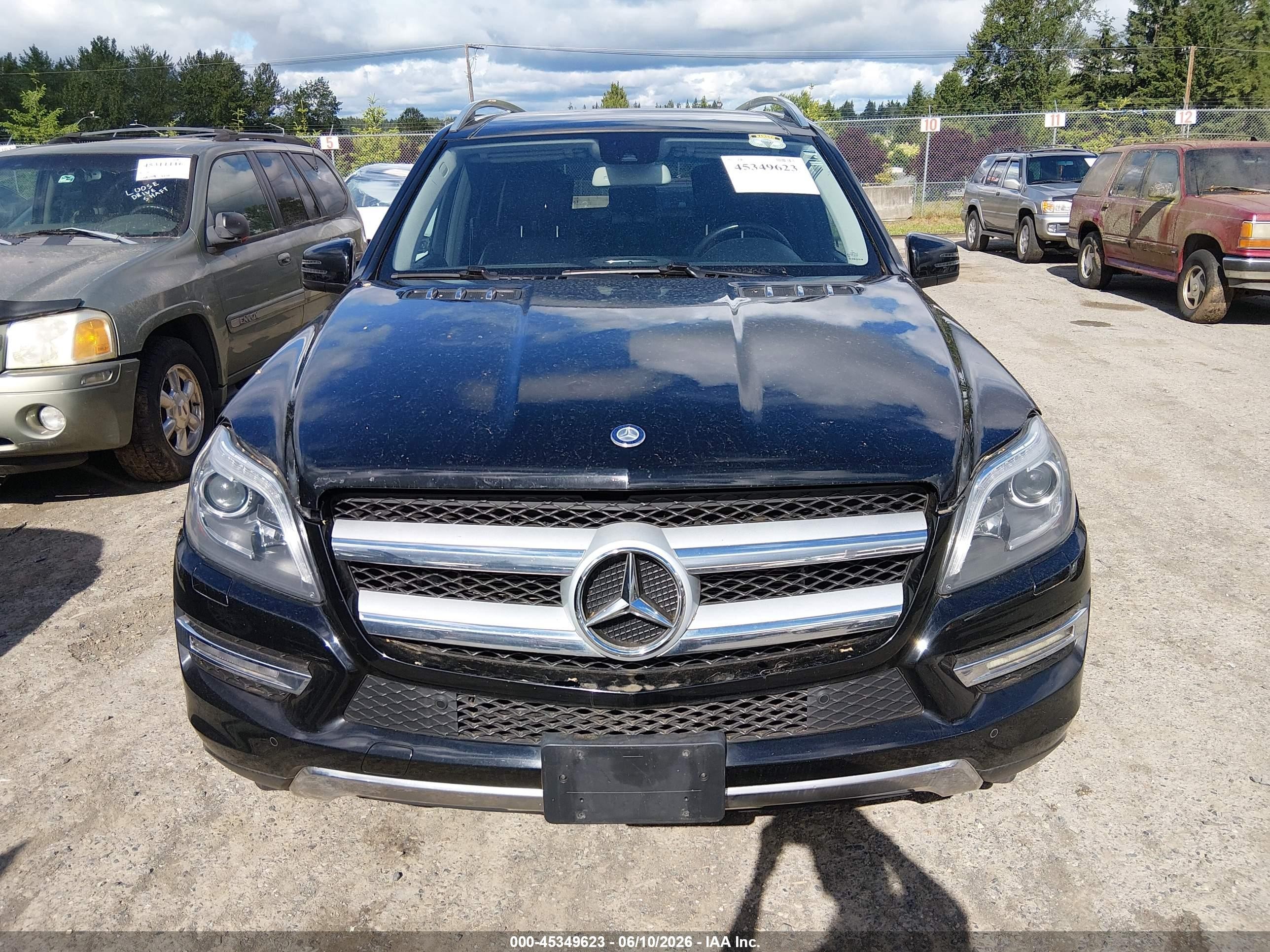 2013 Mercedes-benz Gl 450 4matic Black vin: 4JGDF7CEXDA231628
