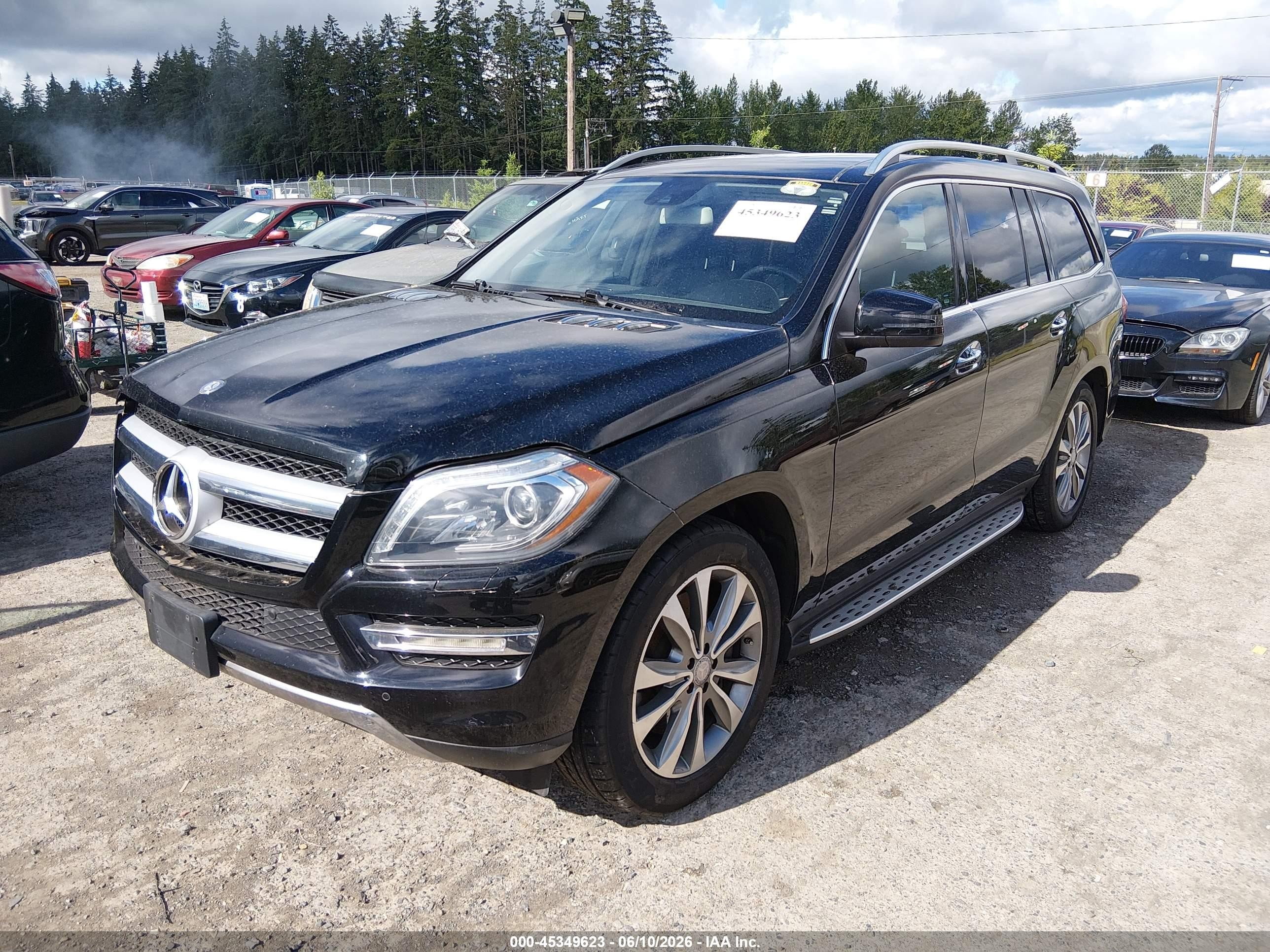 2013 Mercedes-benz Gl 450 4matic Black vin: 4JGDF7CEXDA231628