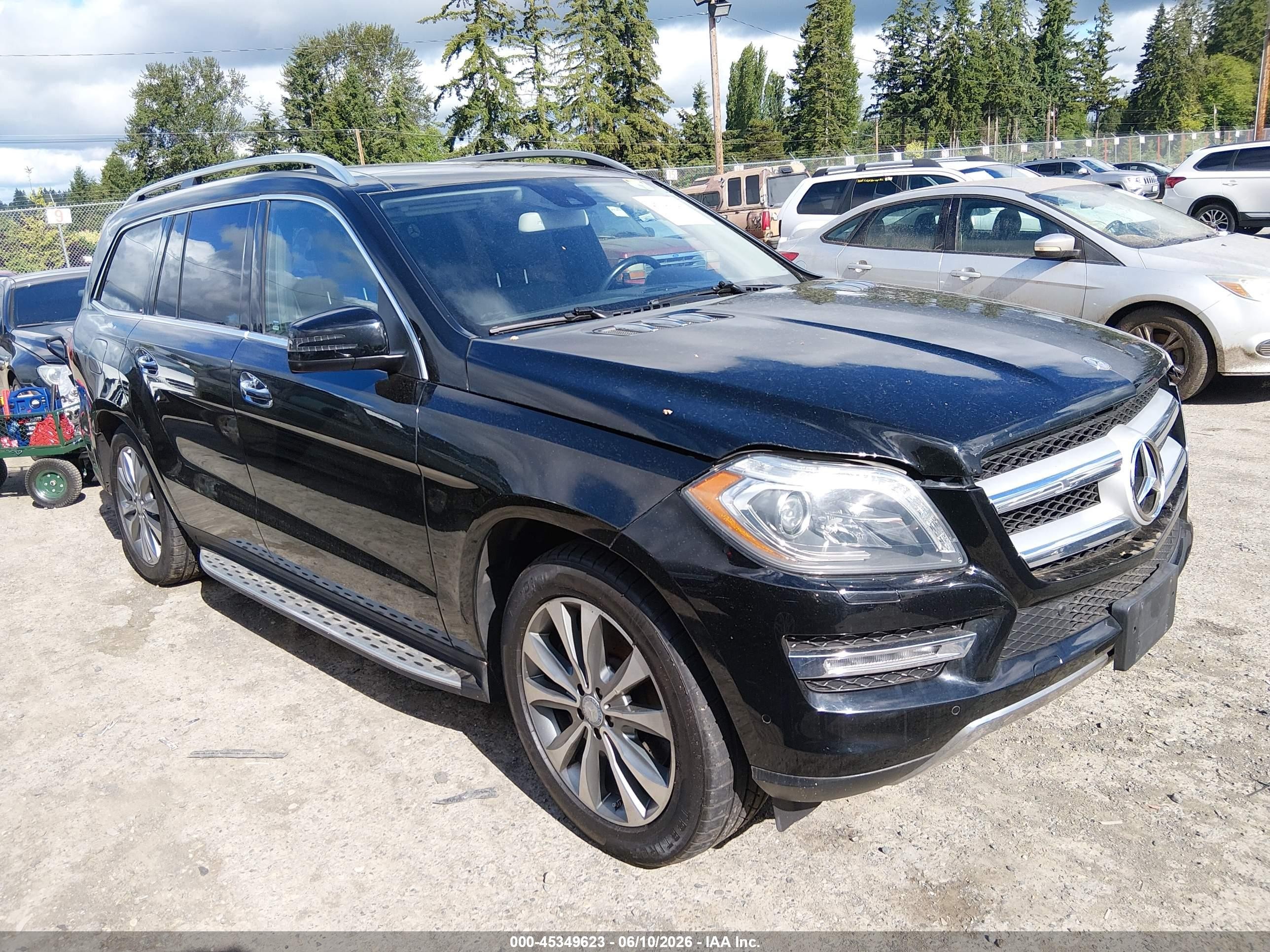 2013 Mercedes-benz Gl 450 4matic Black vin: 4JGDF7CEXDA231628