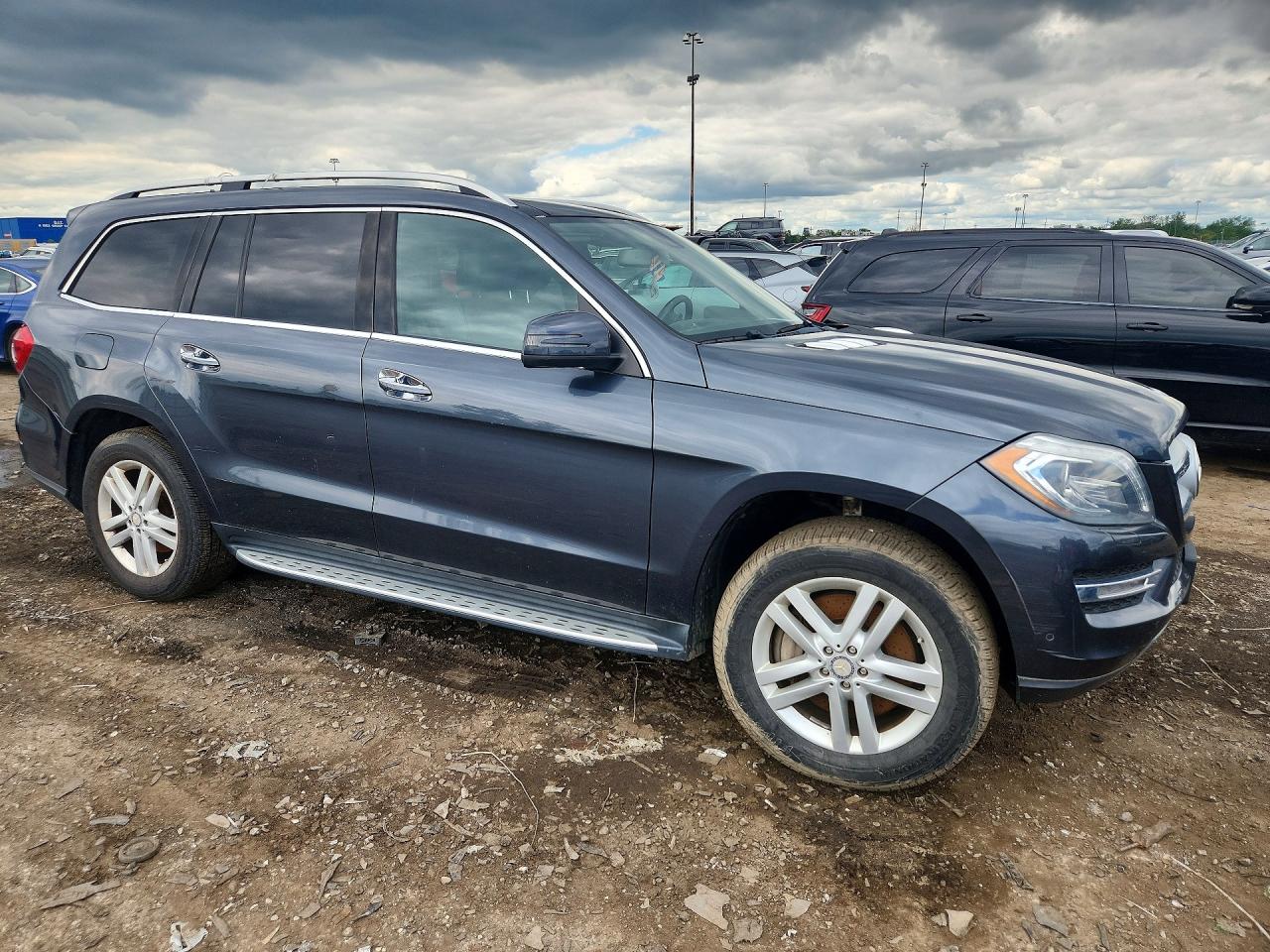 2013 Mercedes-benz Gl 450 4matic Синий vin: 4JGDF7CEXDA240443