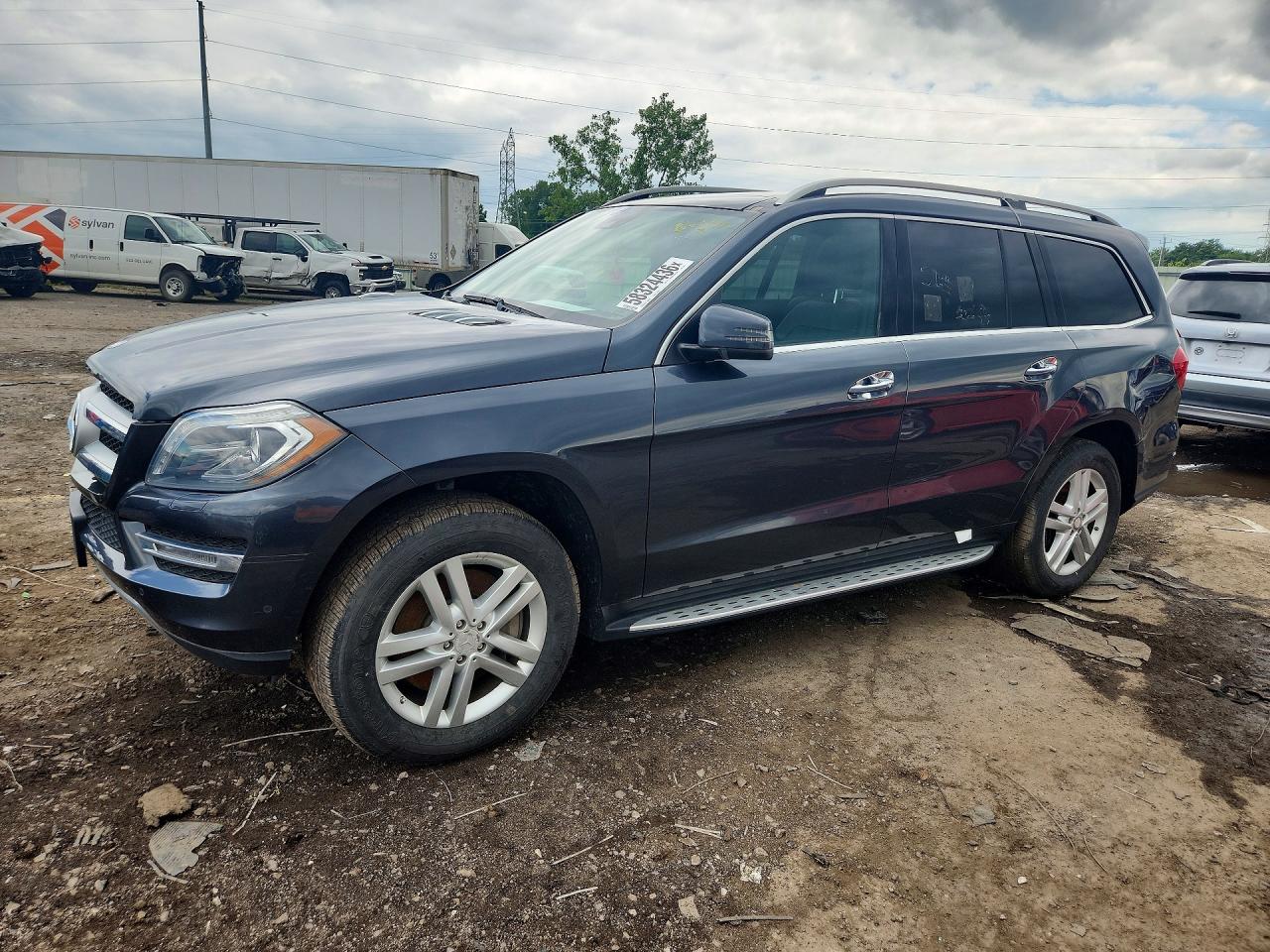 2013 Mercedes-benz Gl 450 4matic Синий vin: 4JGDF7CEXDA240443