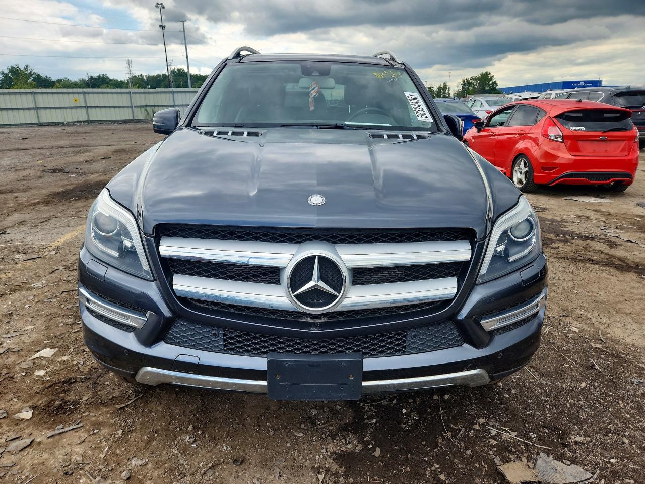 2013 Mercedes-benz Gl 450 4matic Синий vin: 4JGDF7CEXDA240443