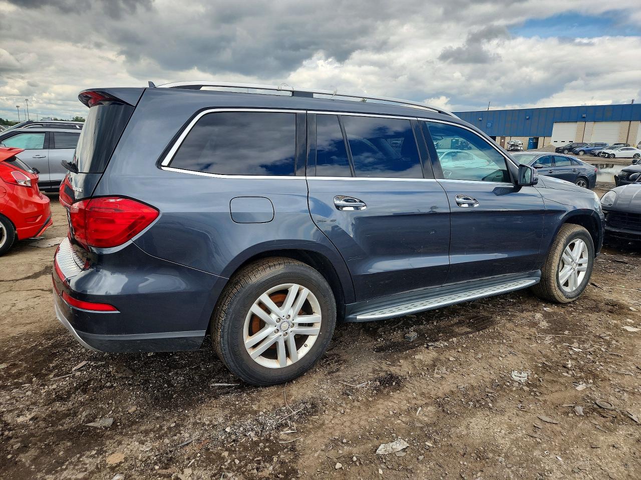 2013 Mercedes-benz Gl 450 4matic Синий vin: 4JGDF7CEXDA240443