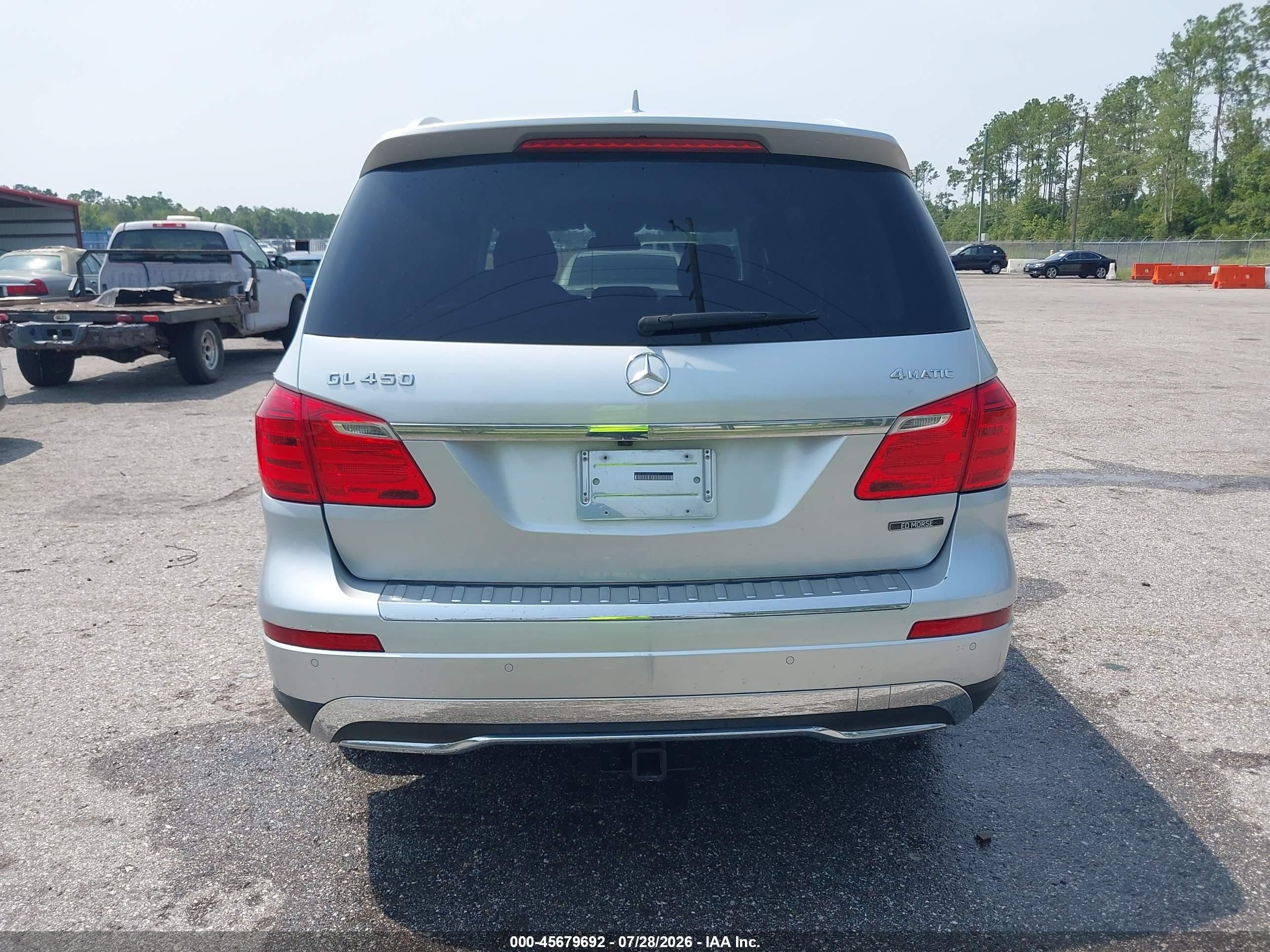 2013 Mercedes-benz Gl 450 4matic Серебряный vin: 4JGDF7CEXDA247070
