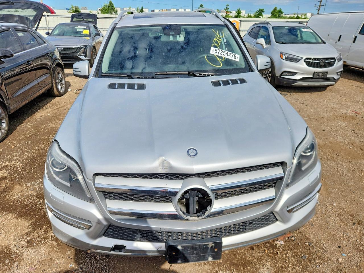2014 Mercedes-benz Gl 450 4matic Silver vin: 4JGDF7CEXEA305406