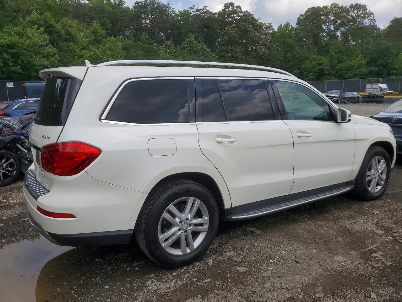 2014 Mercedes-benz Gl 450 4matic White vin: 4JGDF7CEXEA330418