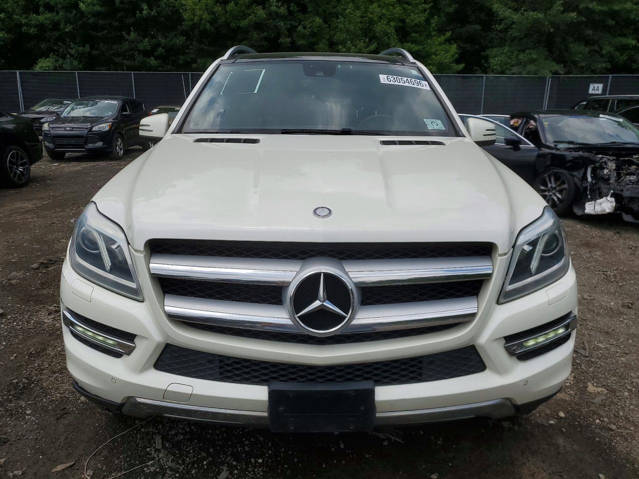 2014 Mercedes-benz Gl 450 4matic White vin: 4JGDF7CEXEA330418
