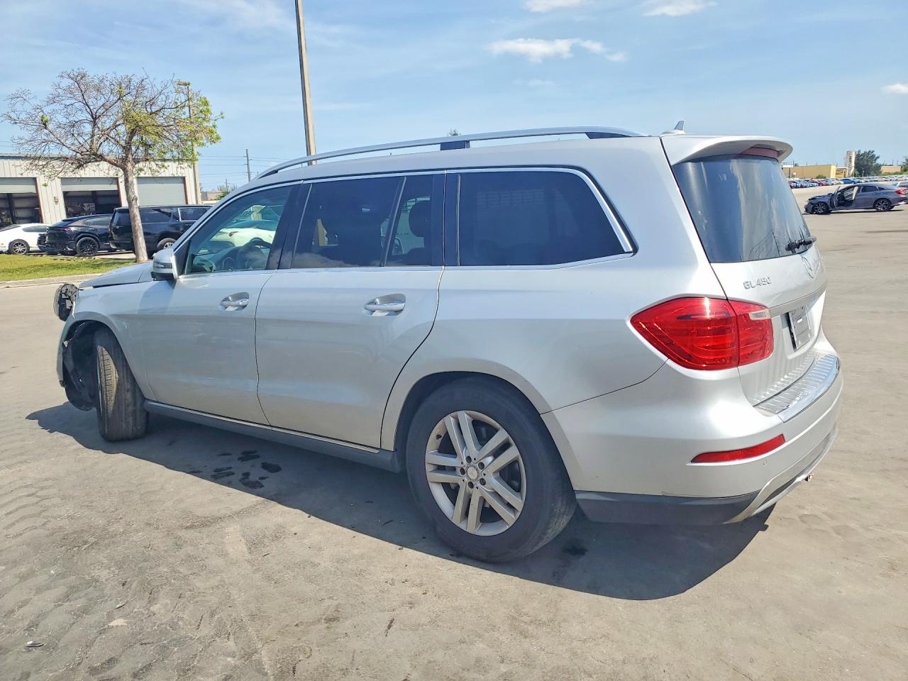 2014 Mercedes-benz Gl 450 4matic Silver vin: 4JGDF7CEXEA339541