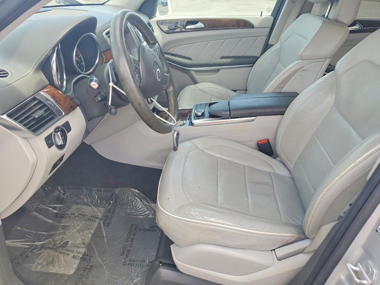 2014 Mercedes-benz Gl 450 4matic Silver vin: 4JGDF7CEXEA339541