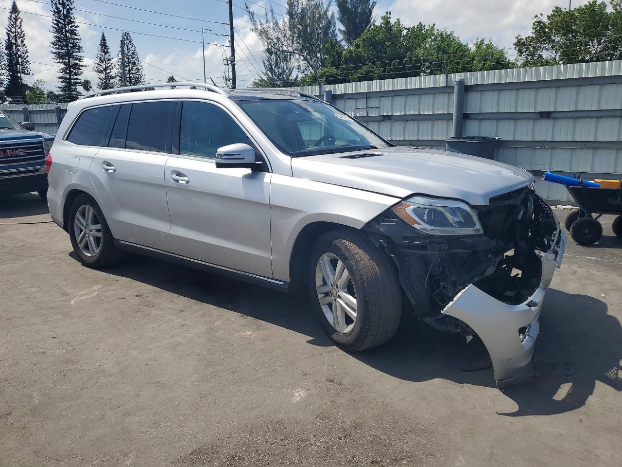2014 Mercedes-benz Gl 450 4matic Silver vin: 4JGDF7CEXEA339541