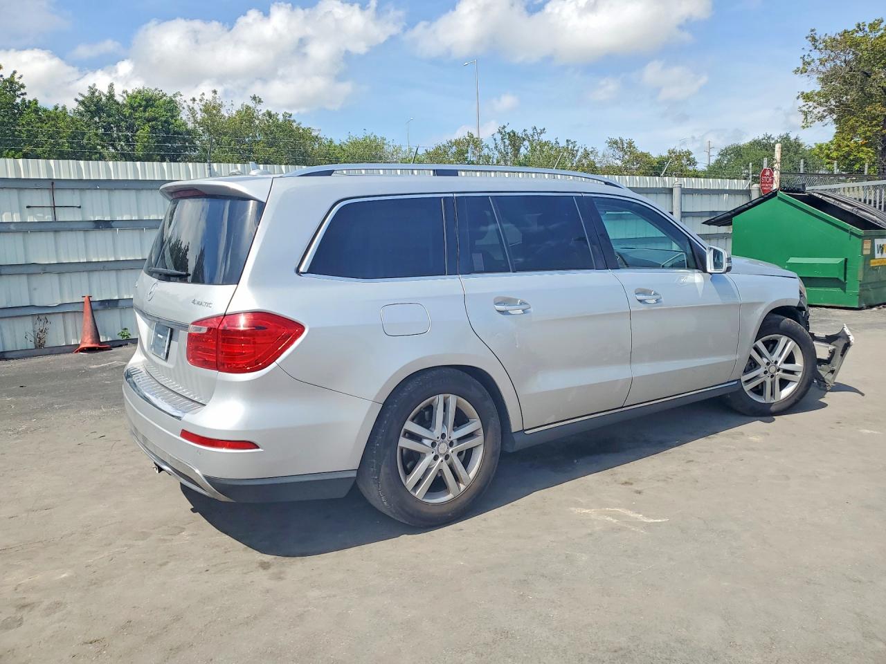 2014 Mercedes-benz Gl 450 4matic Silver vin: 4JGDF7CEXEA339541