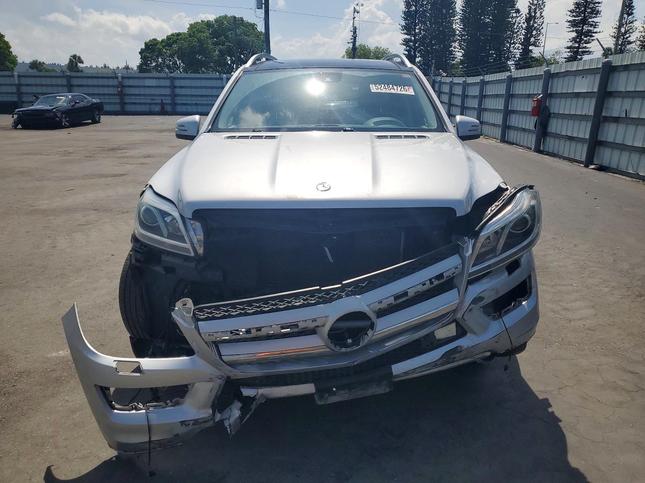 2014 Mercedes-benz Gl 450 4matic Silver vin: 4JGDF7CEXEA339541