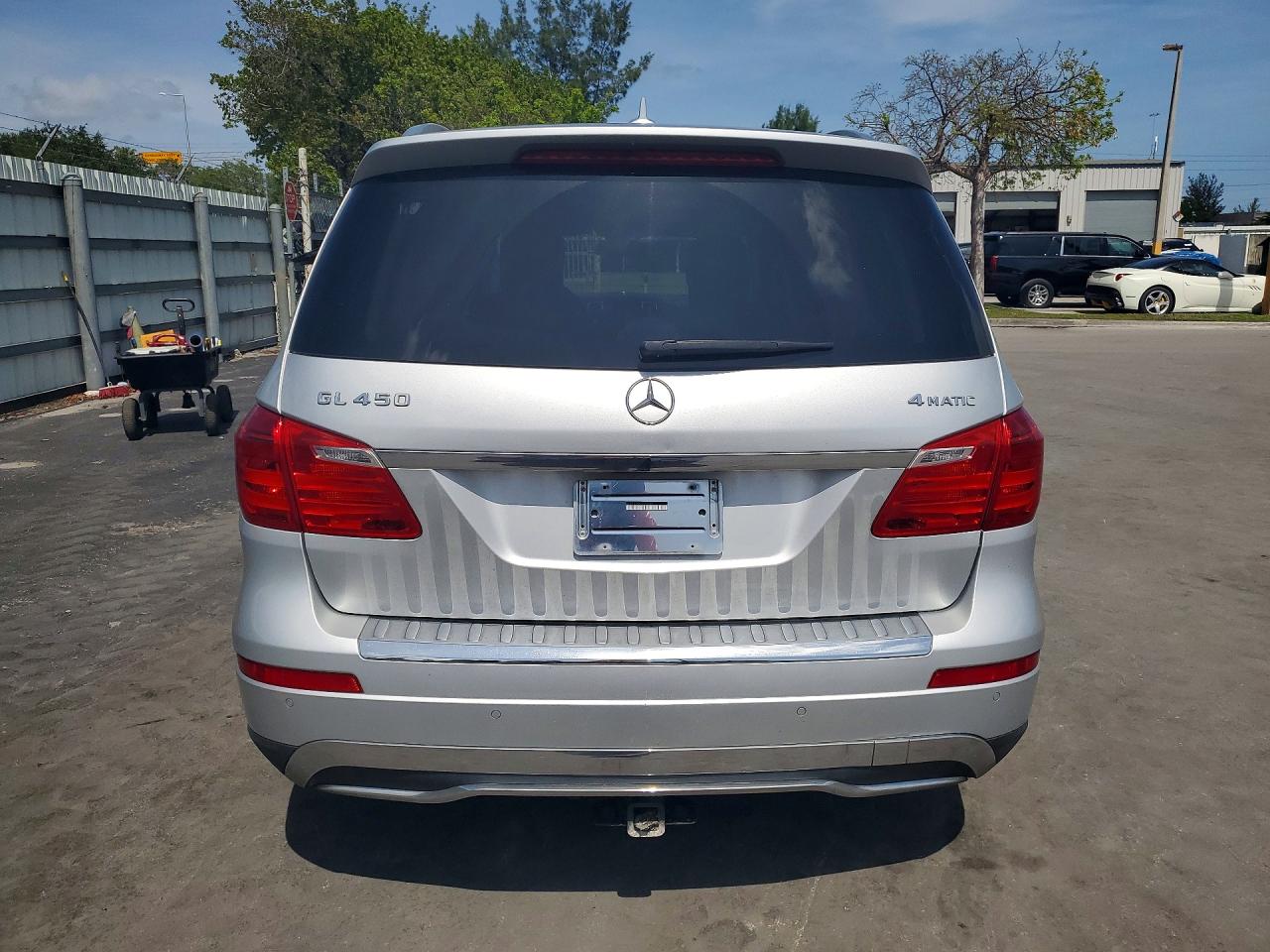 2014 Mercedes-benz Gl 450 4matic Silver vin: 4JGDF7CEXEA339541