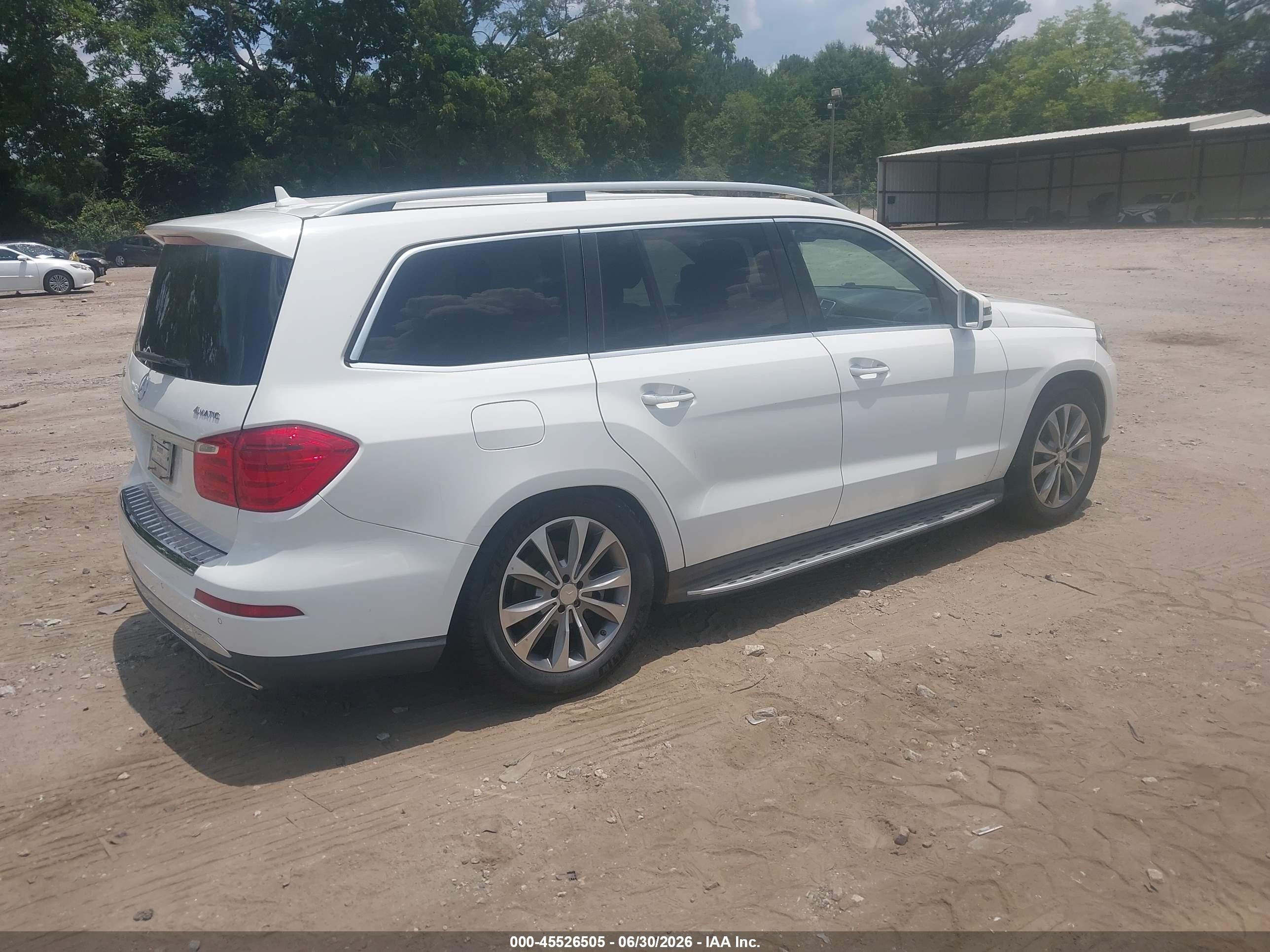 2014 Mercedes-benz Gl 450 4matic White vin: 4JGDF7CEXEA398444