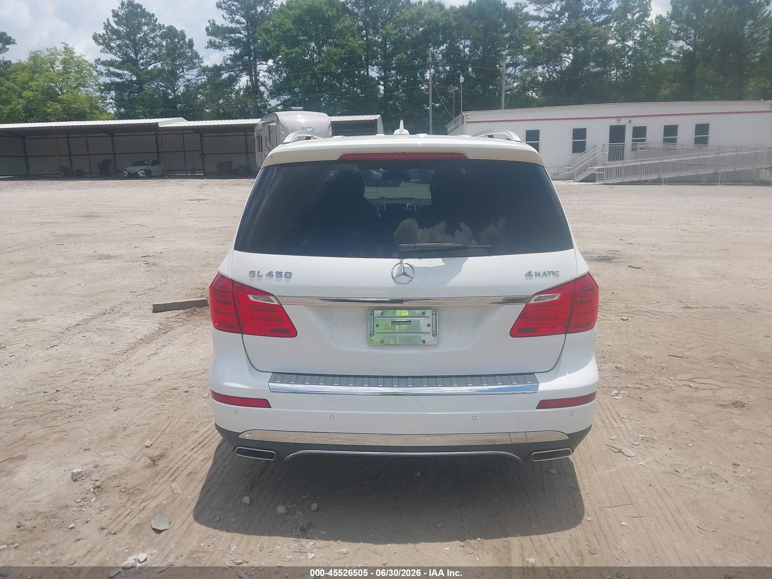 2014 Mercedes-benz Gl 450 4matic White vin: 4JGDF7CEXEA398444