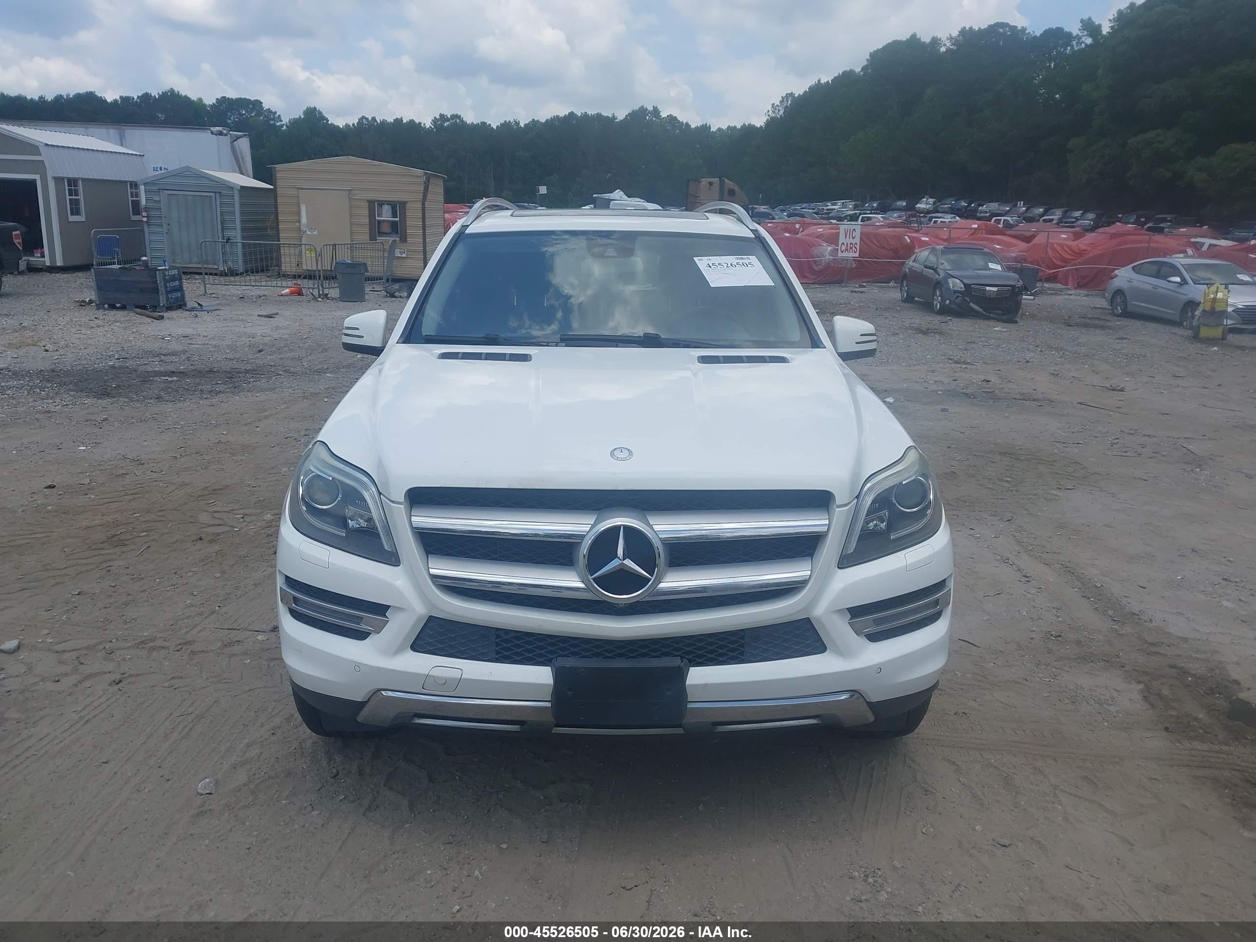 2014 Mercedes-benz Gl 450 4matic White vin: 4JGDF7CEXEA398444