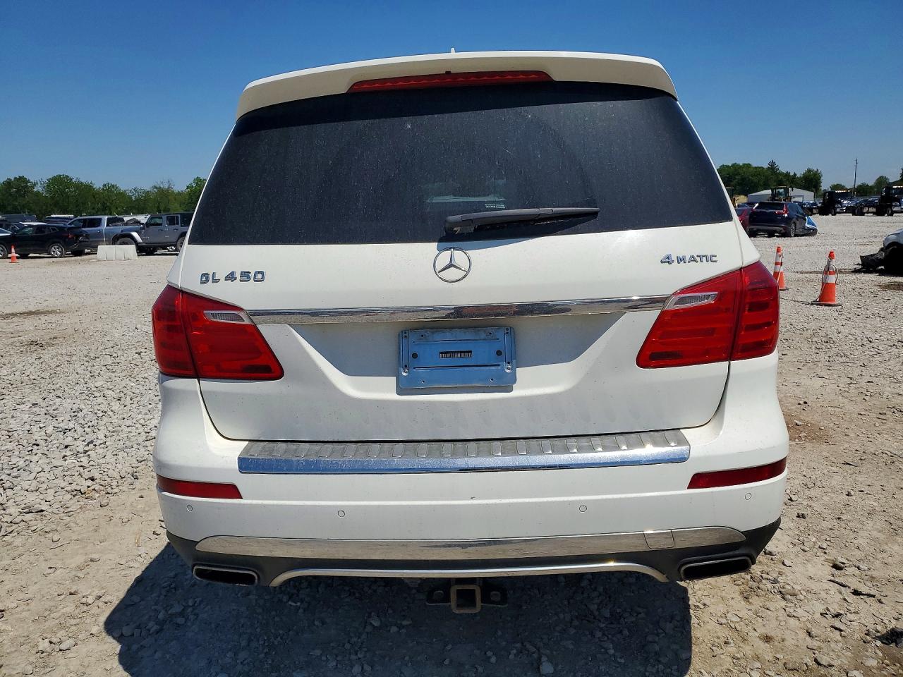 2014 Mercedes-benz Gl 450 4matic White vin: 4JGDF7CEXEA399626